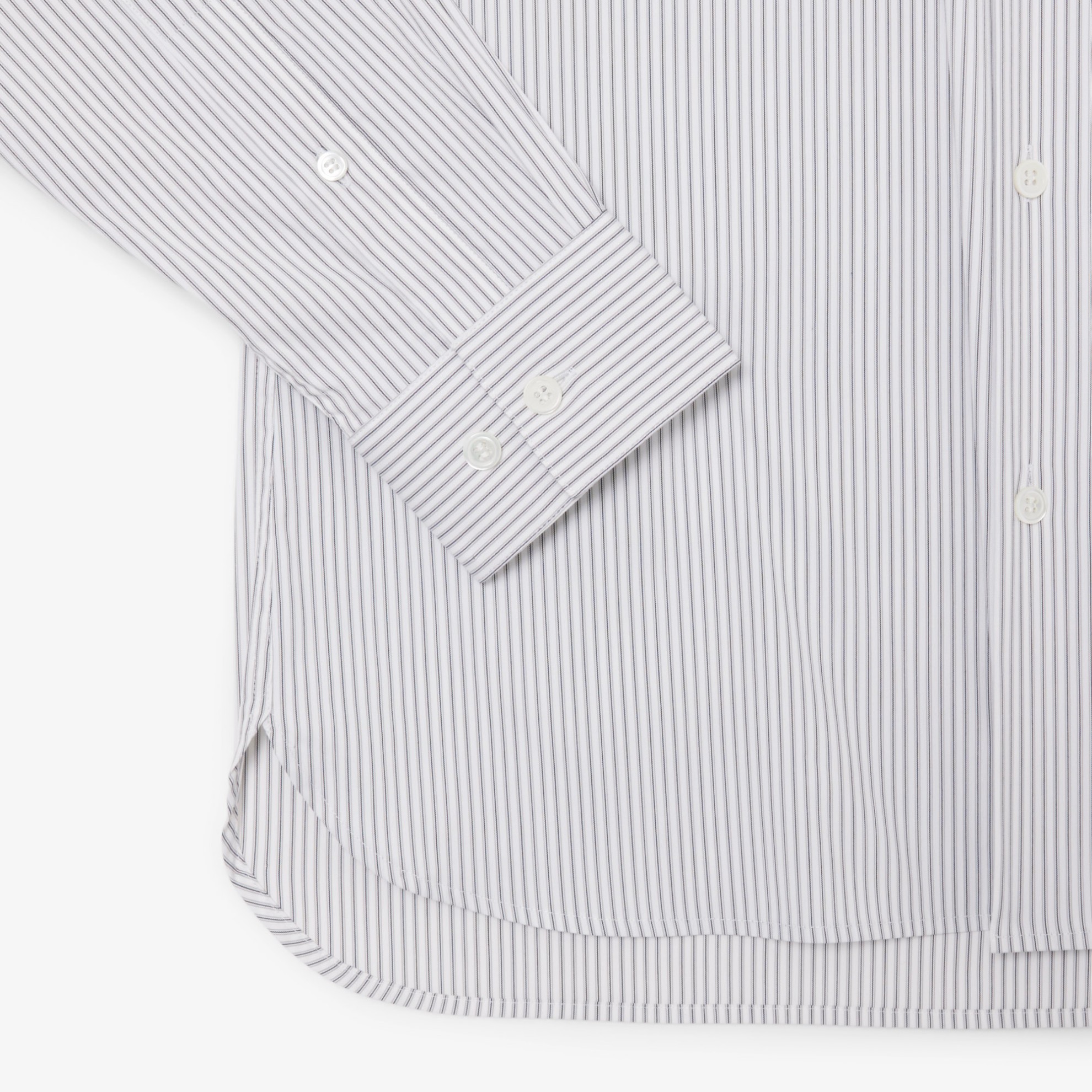 Εικόνα της Ανδρικό Stretch Poplin Ριγέ Πουκάμισο Slim Fit 