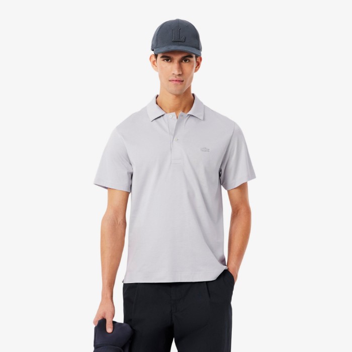 Εικόνα της Paris Open Neck Embroidered Polo Μπλούζα Classic Fit 