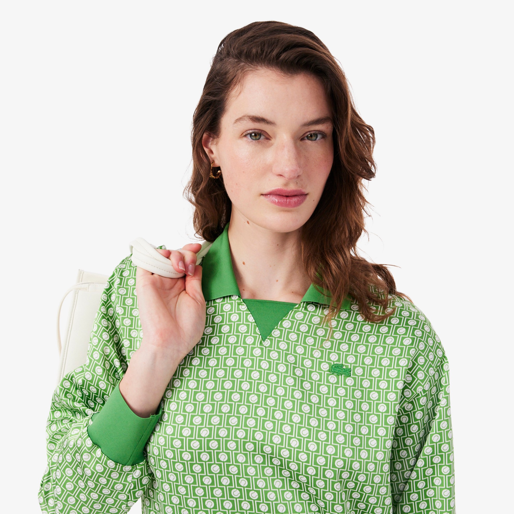 Εικόνα της Γυναικείο Πλισέ Satin Polo Φόρεμα 