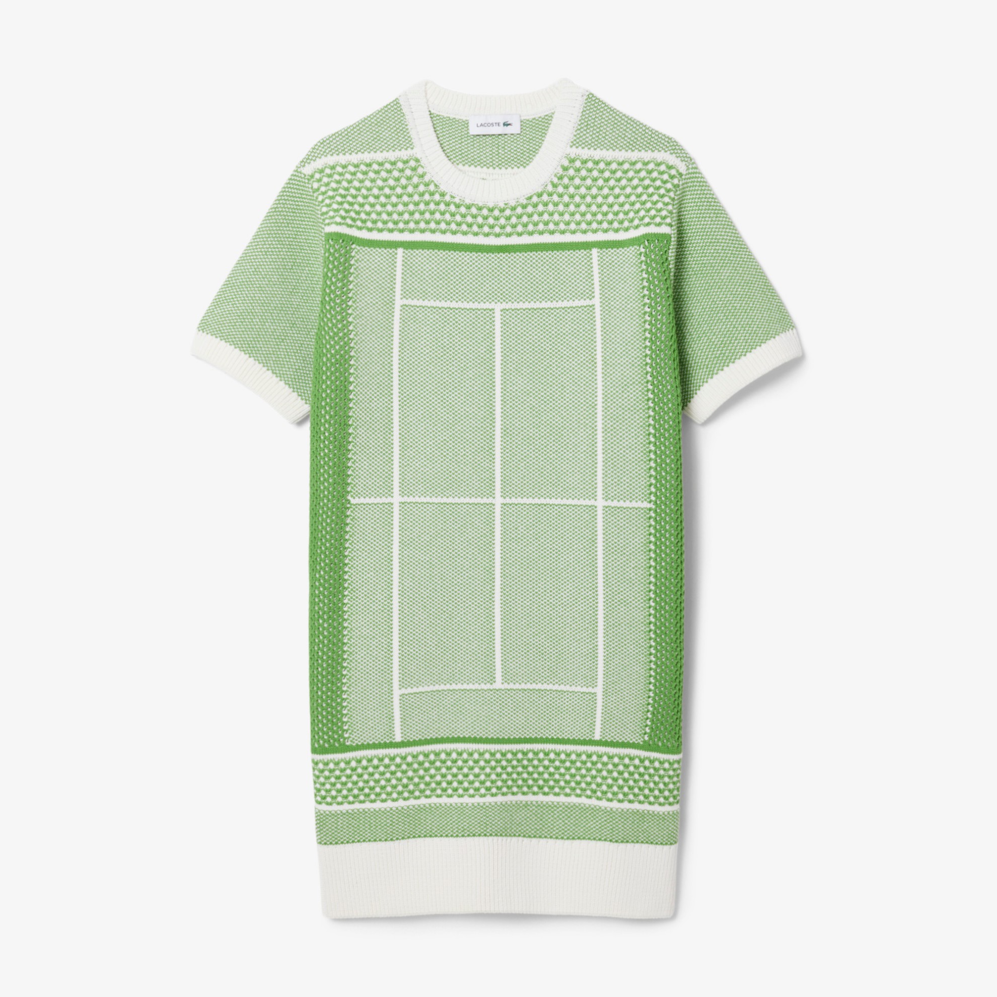 Εικόνα της Γυναικείο Tennis Court Jacquard Sweater Φόρεμα 