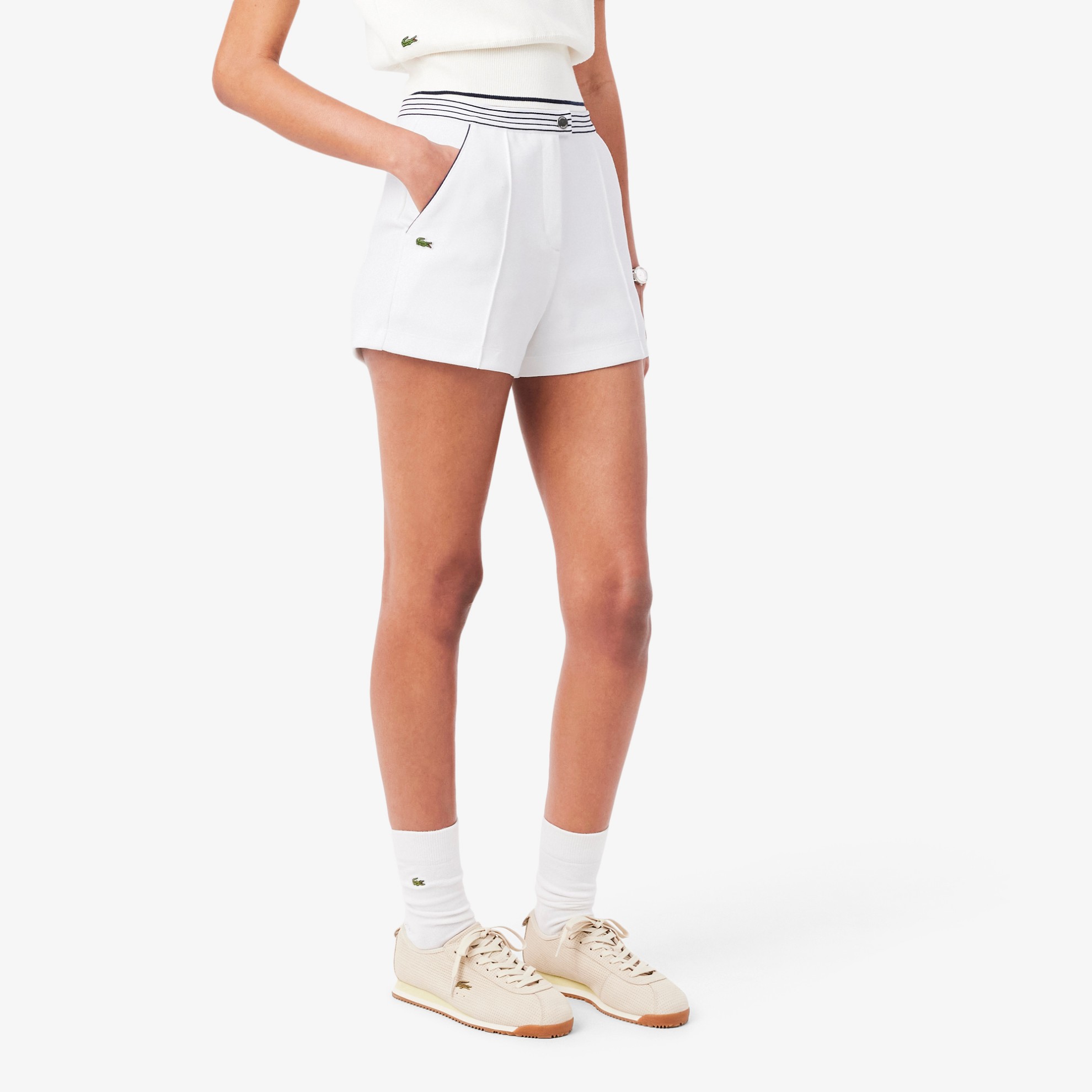 Εικόνα της Γυναικείο Made In France Pique Σορτς 