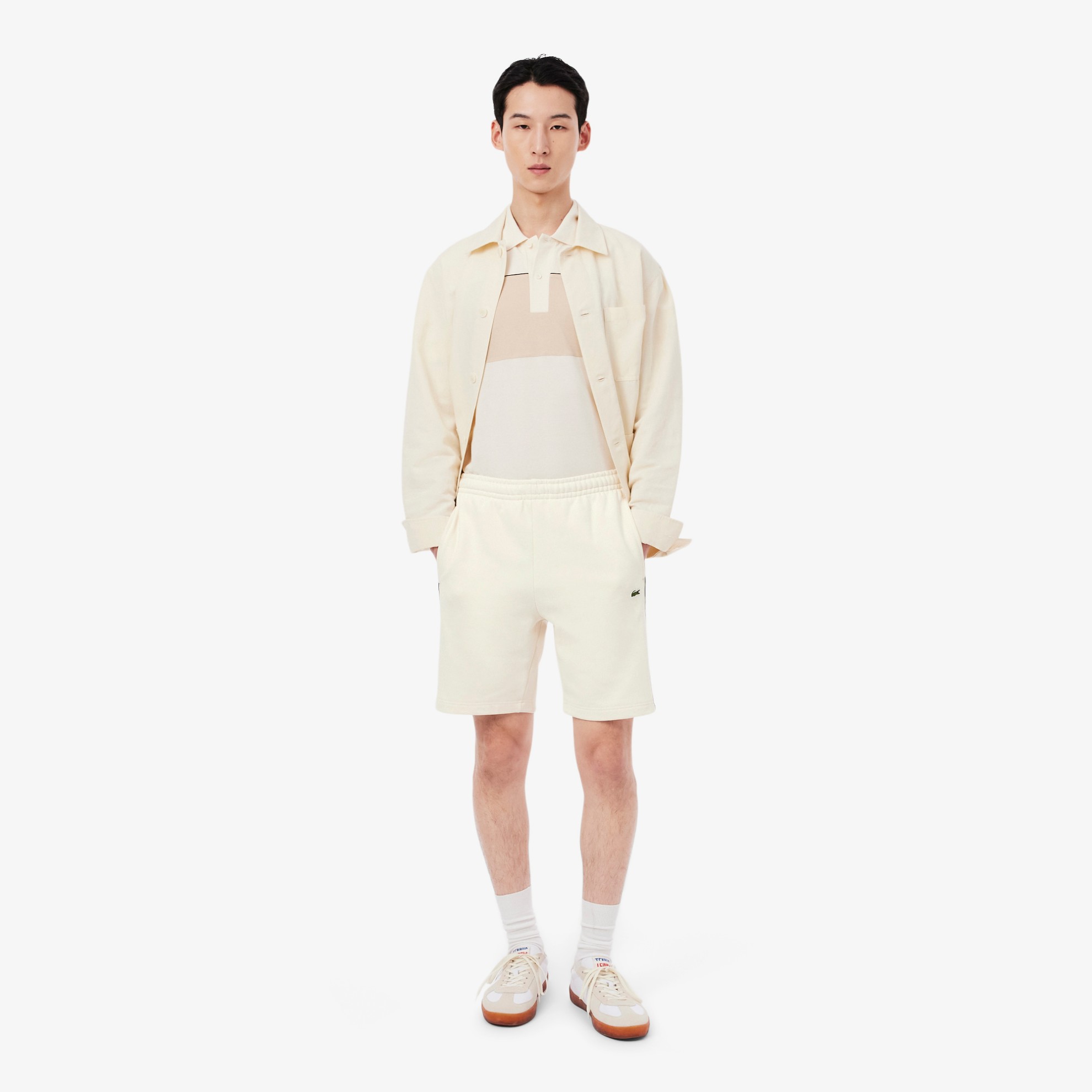 Εικόνα της Ανδρικό Colorblock Fleece Σορτς Regular Fit 