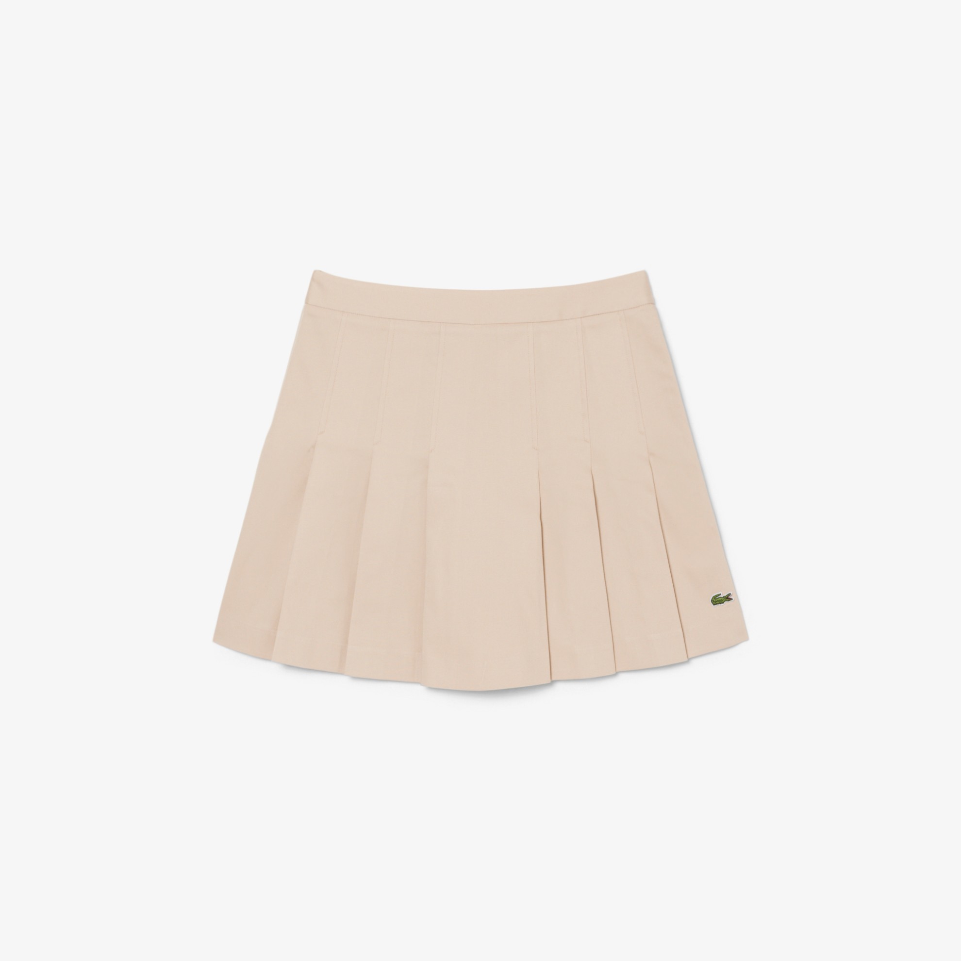 Εικόνα της Γυναικεία Κοντή Stretch Cotton Πλισέ Φούστα 