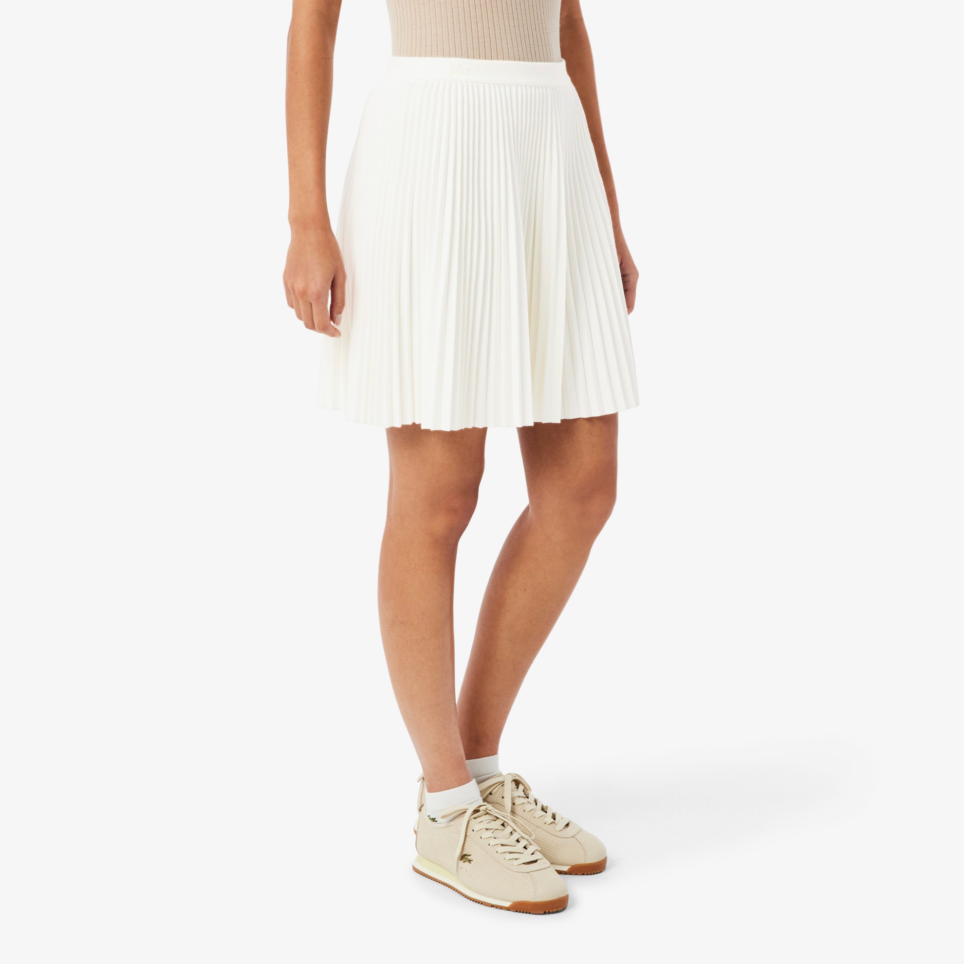 Εικόνα της Γυναικεία Κοντή Pleated Mesh Φούστα 