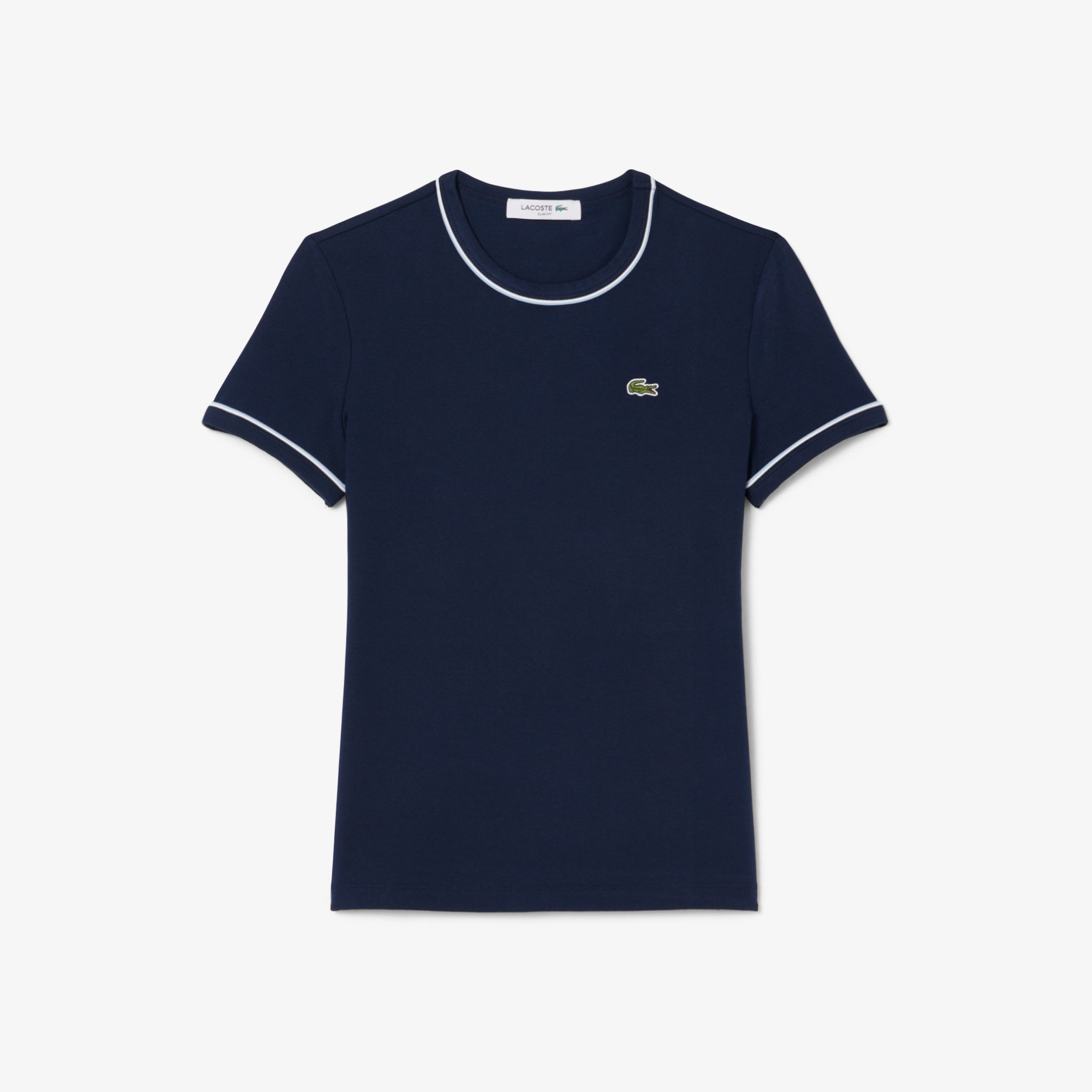 Εικόνα της Γυναικείο Contrasted Trims Jersey T-shirt 