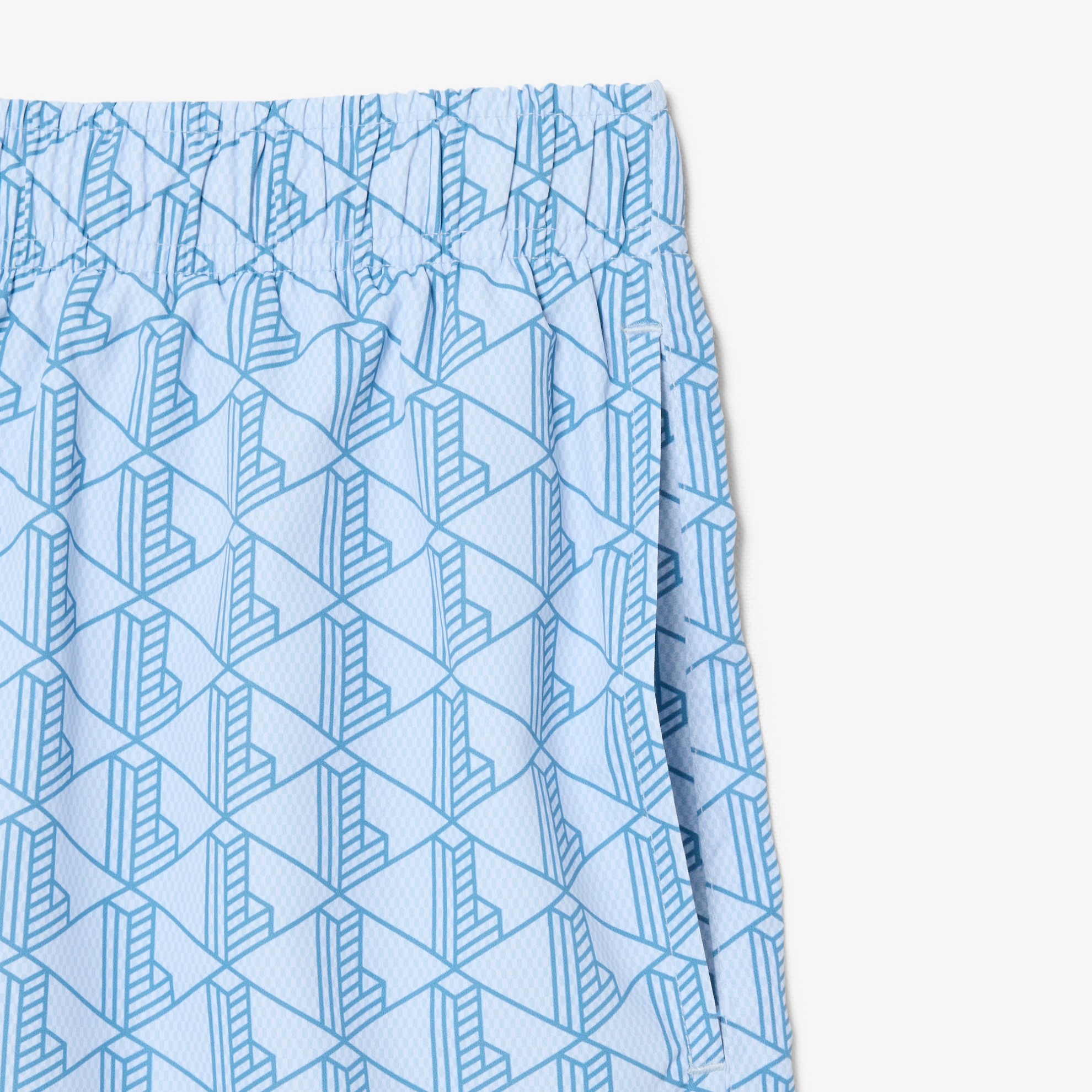 Εικόνα της Ανδρικό Mid Length Monogram Print Μαγιό