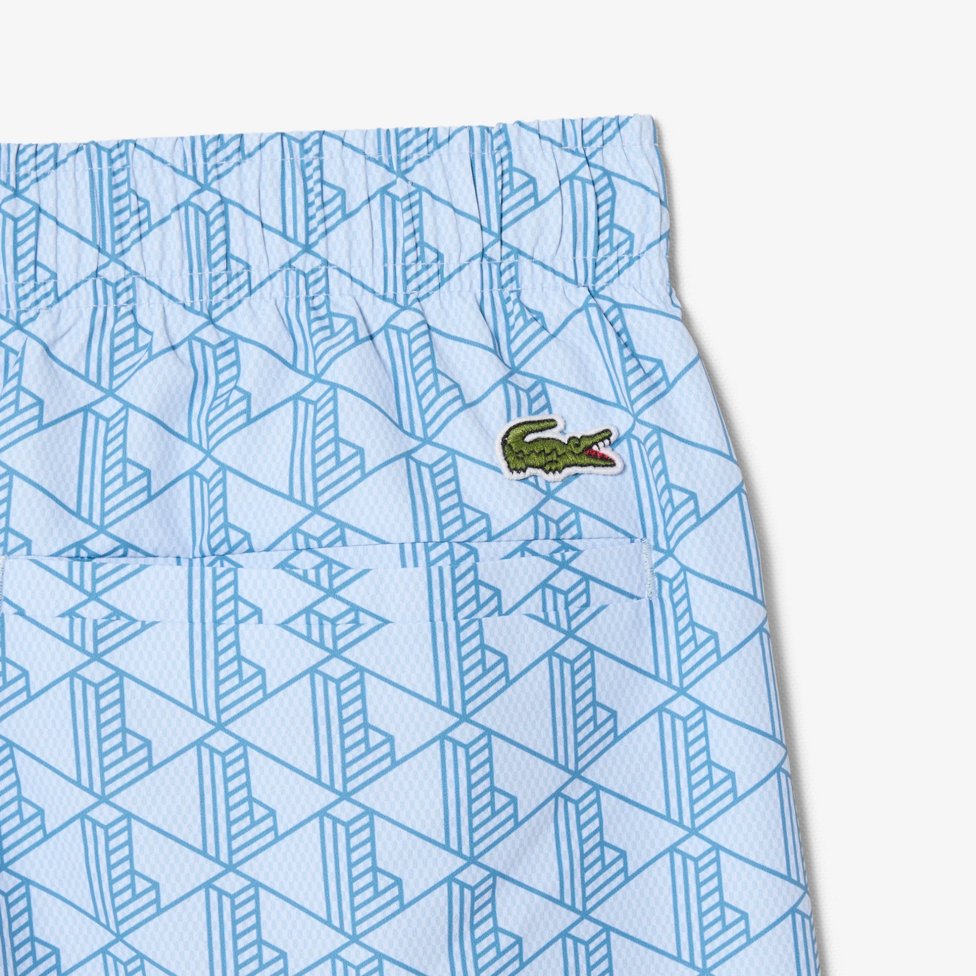 Εικόνα της Ανδρικό Mid Length Monogram Print Μαγιό