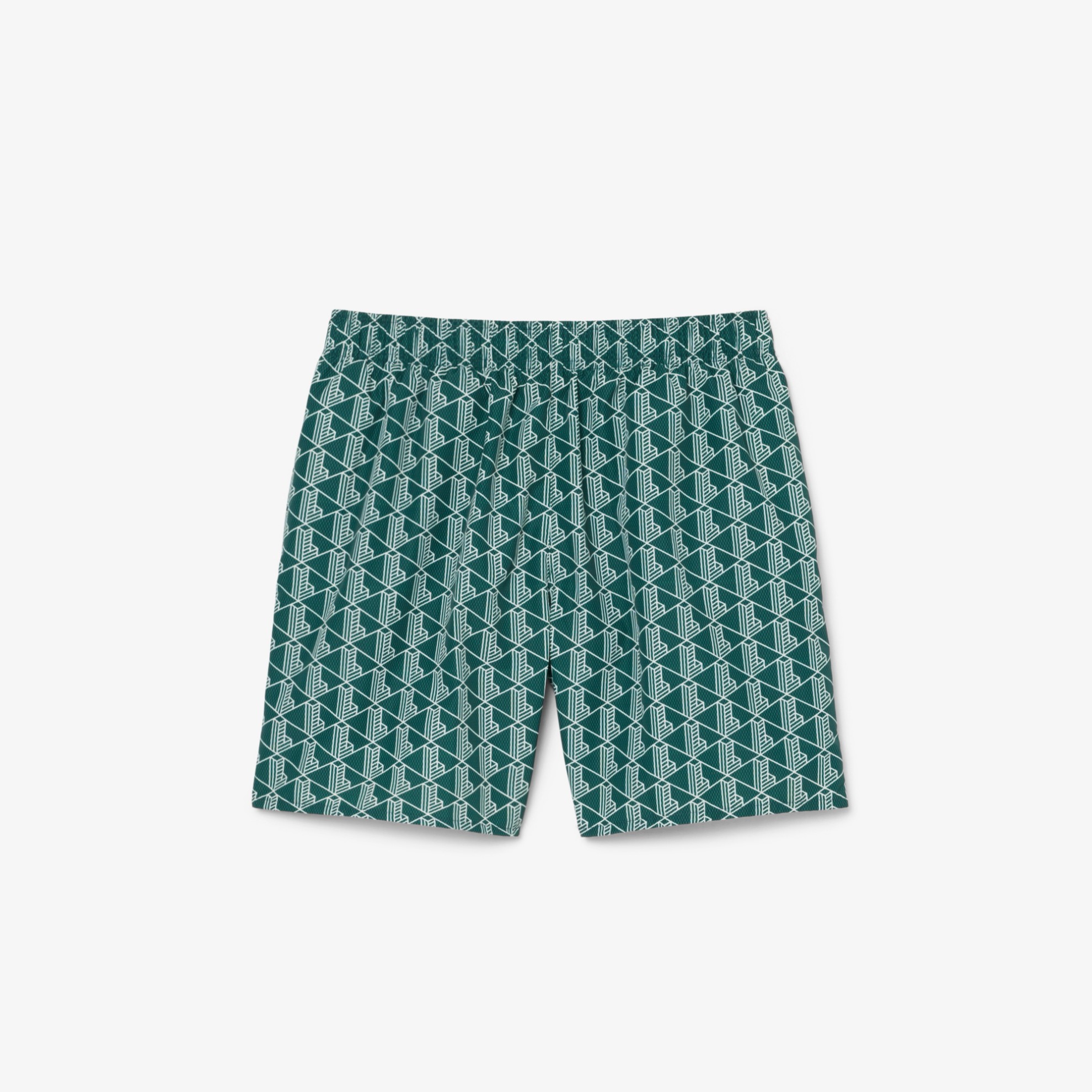 Εικόνα της Ανδρικό Mid Length Monogram Print Μαγιό