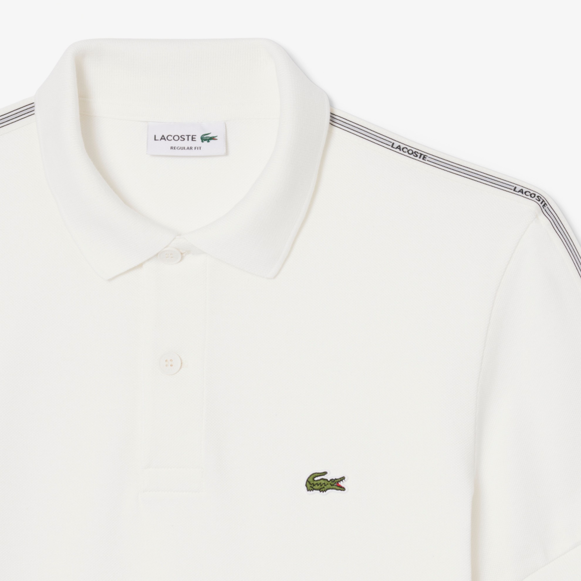 Εικόνα της Ανδρική Logo Stripe Polo Μπλούζα Regular Fit 