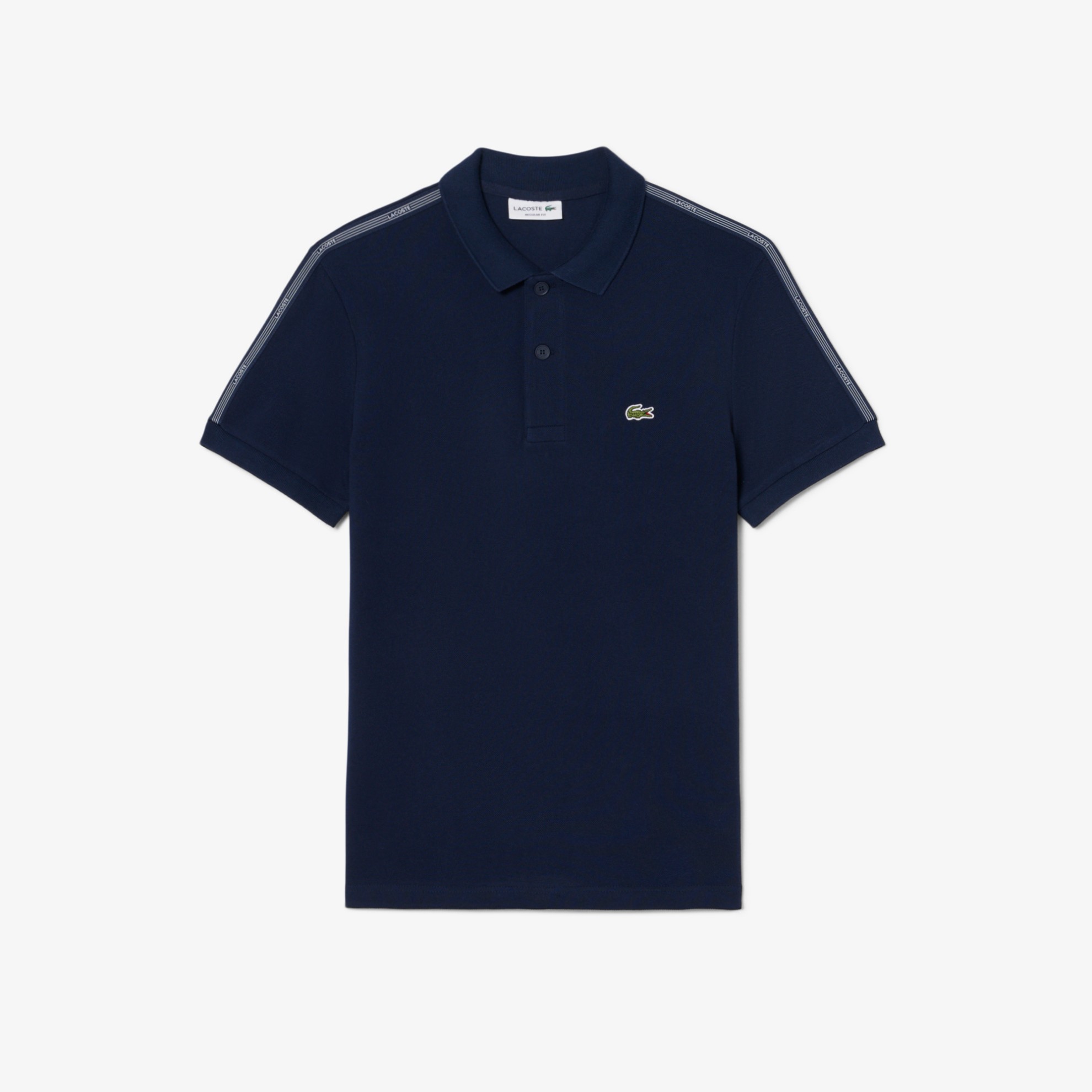 Εικόνα της Ανδρική Logo Stripe Polo Μπλούζα Regular Fit 