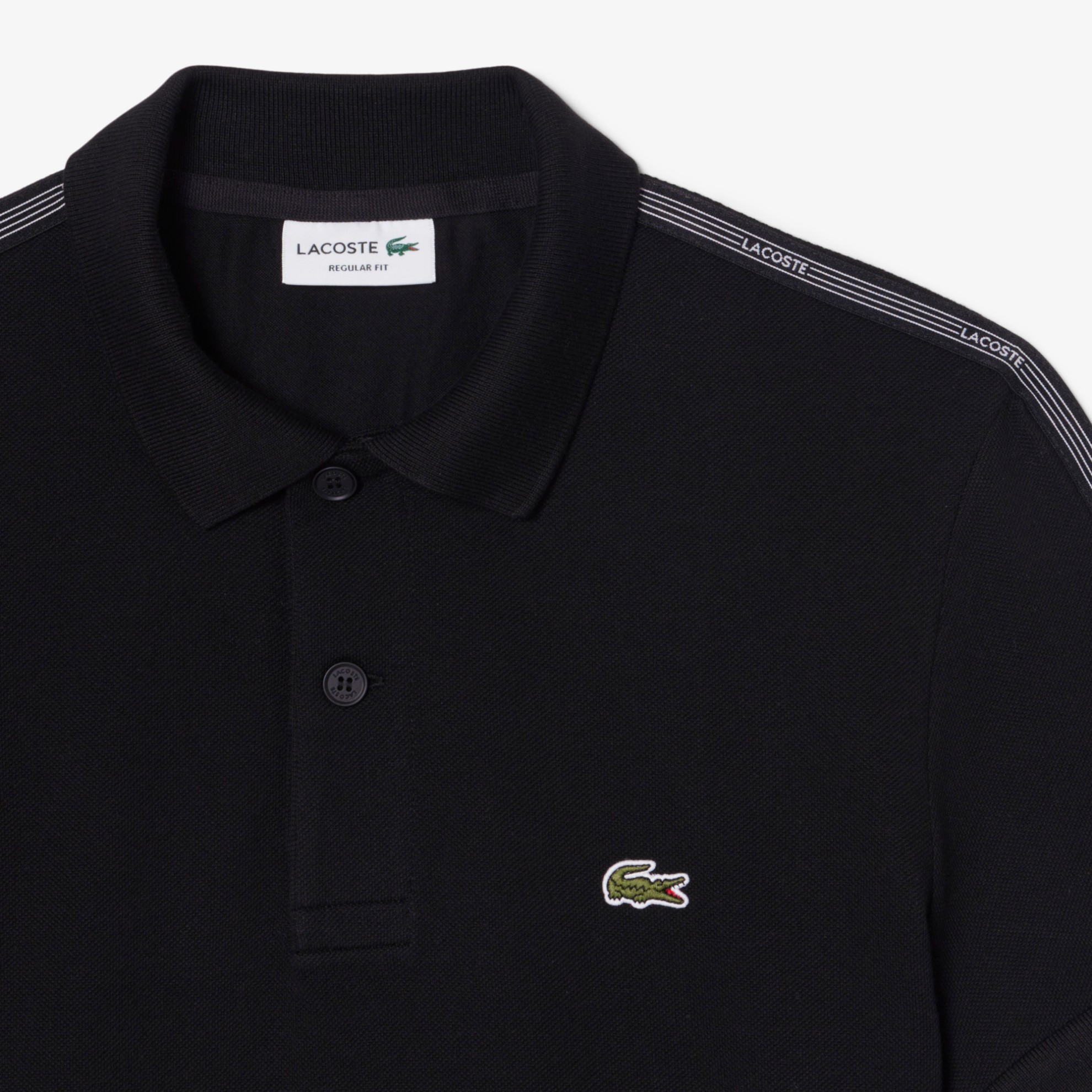 Εικόνα της Ανδρική Logo Stripe Polo Μπλούζα Regular Fit 