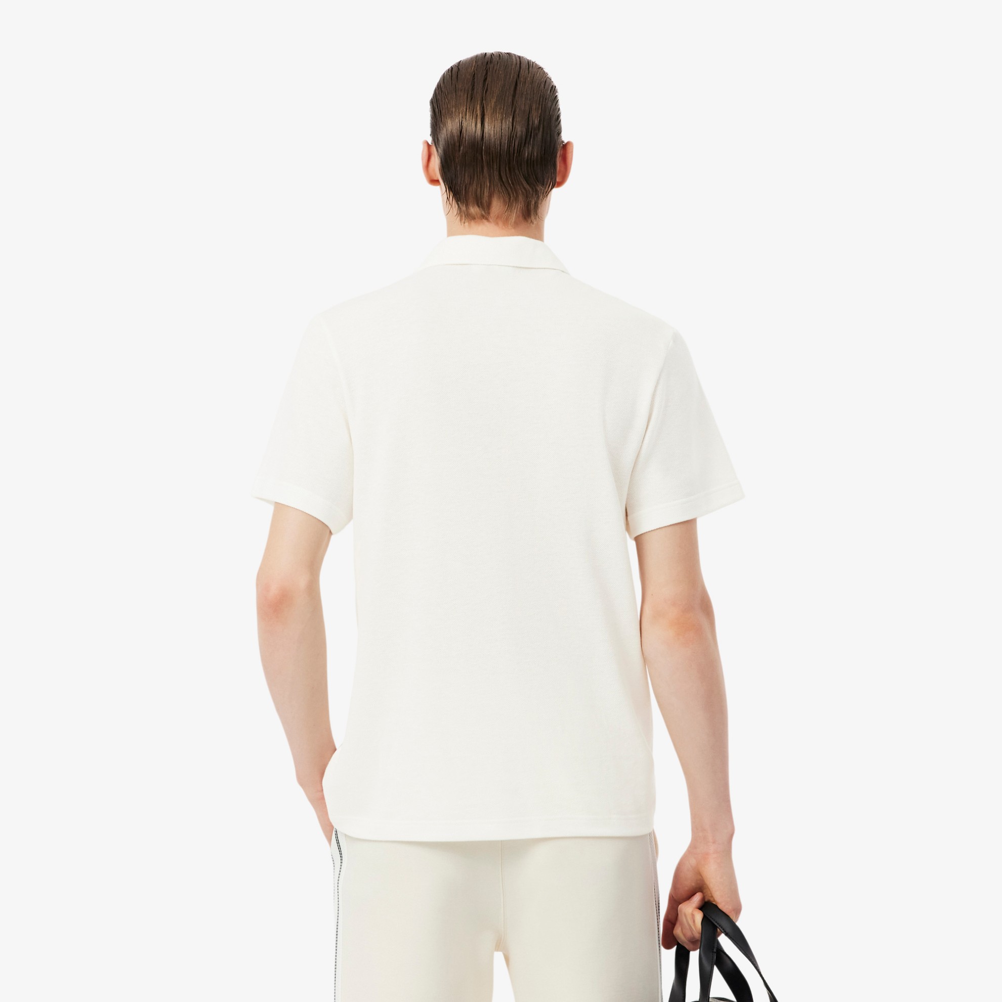 Εικόνα της Ανδρική Cotton-Linen Polo Μπλούζα Classic Fit 