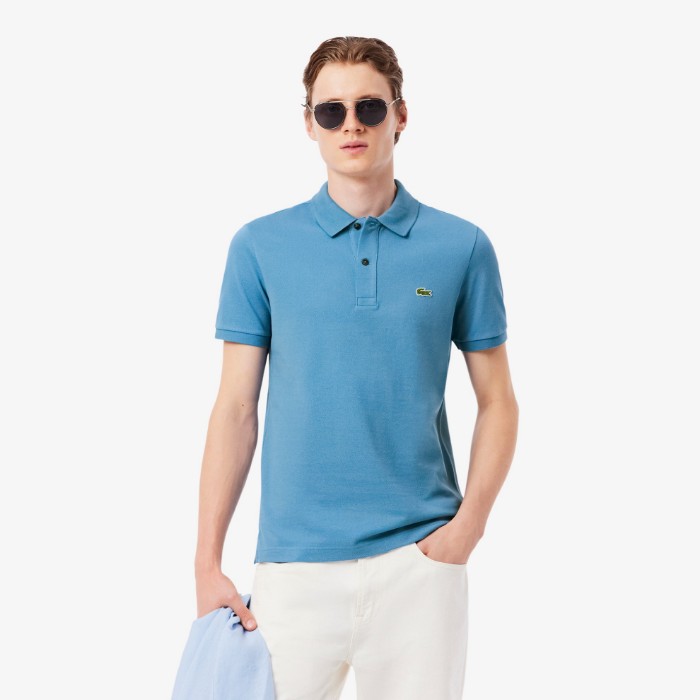 Εικόνα της Ανδρική Polo Μπλούζα Petit Pique Slim Fit