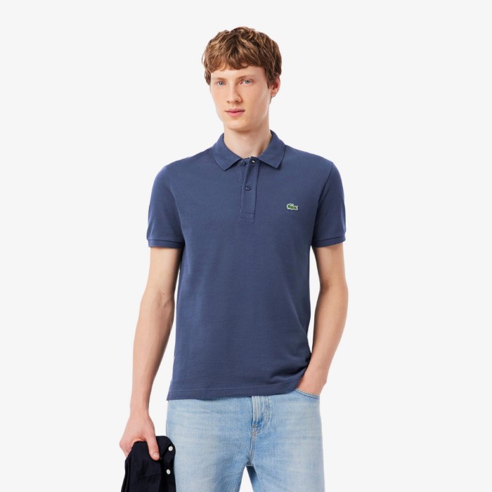 Εικόνα της Ανδρική Polo Μπλούζα Petit Pique Slim Fit