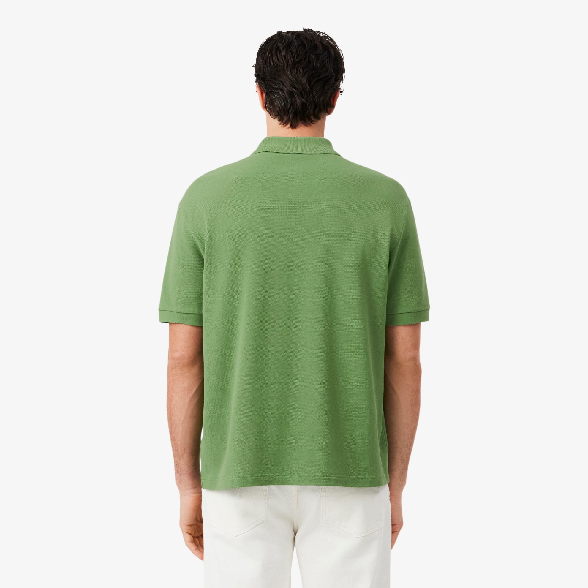 Εικόνα της Ανδρική Heavy Piqué Polo Μπλούζα Loose Fit 