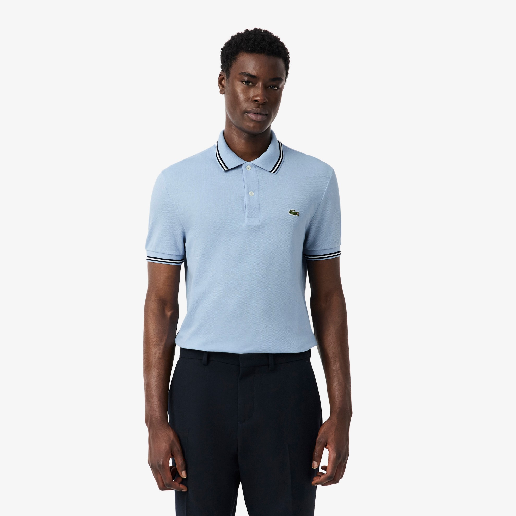 Εικόνα της Ανδρική Trim Accent L.12.12 Polo Μπλούζα Regular Fit 