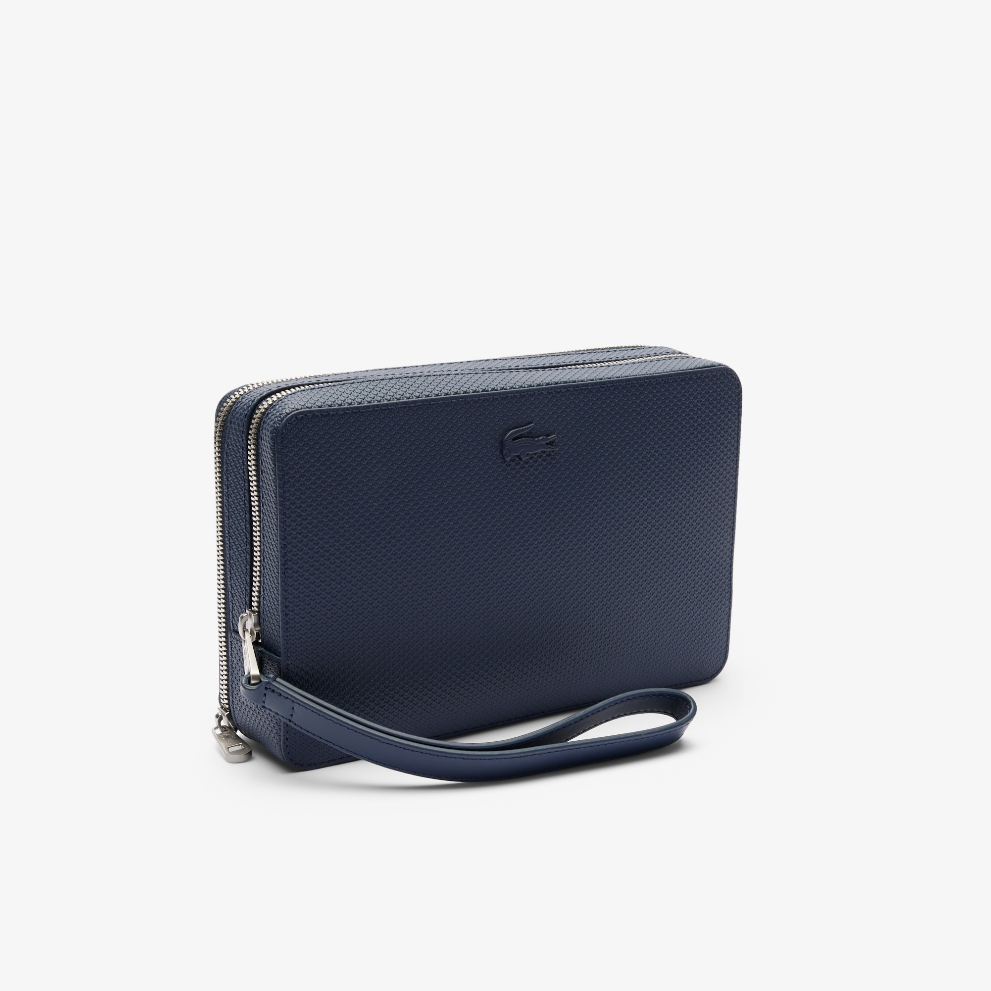Εικόνα της Ανδρικό Δερμάτινο Chantaco Piqué Zipped Pouch
