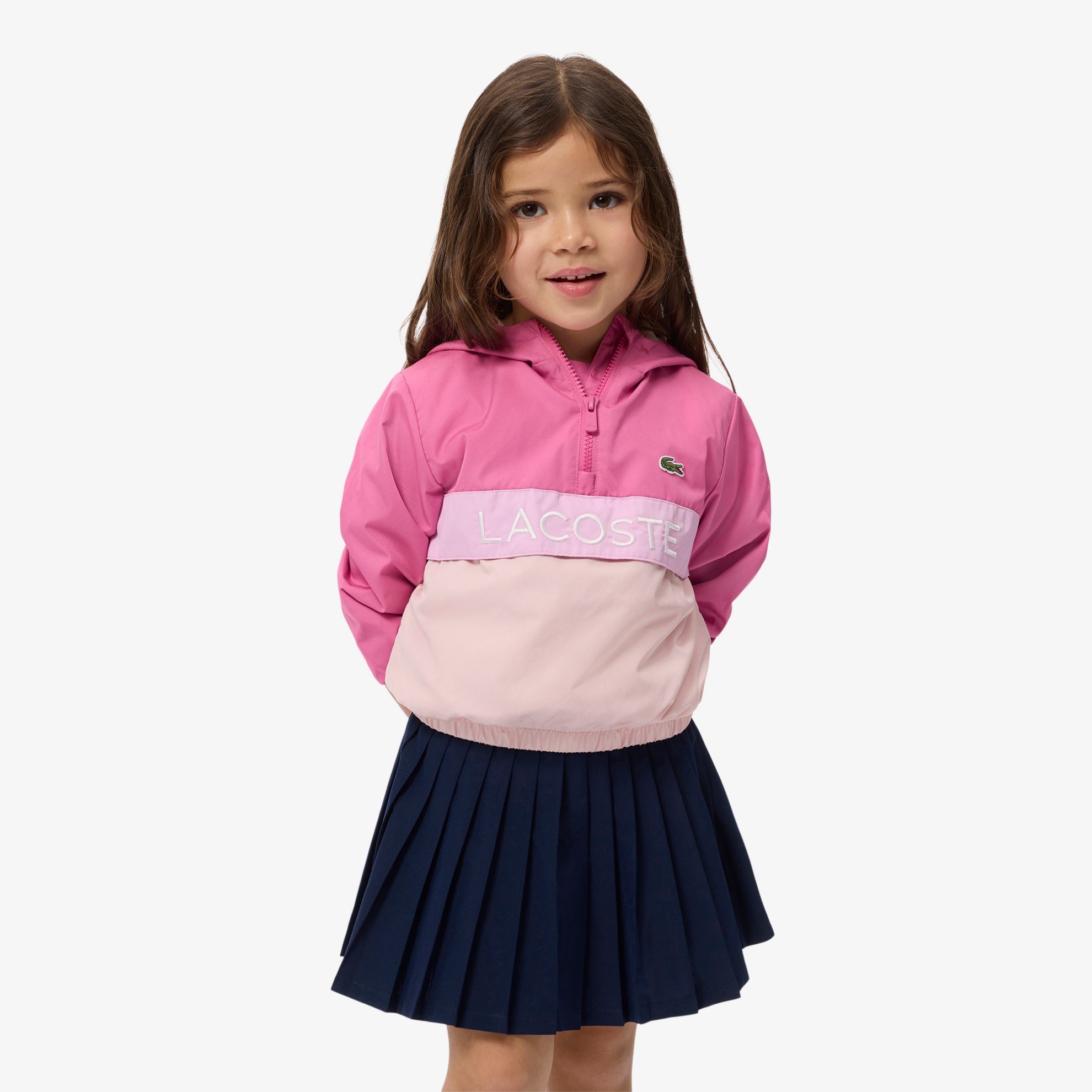 Εικόνα της Παιδικό Hooded Diamond Taffeta Windbreaker