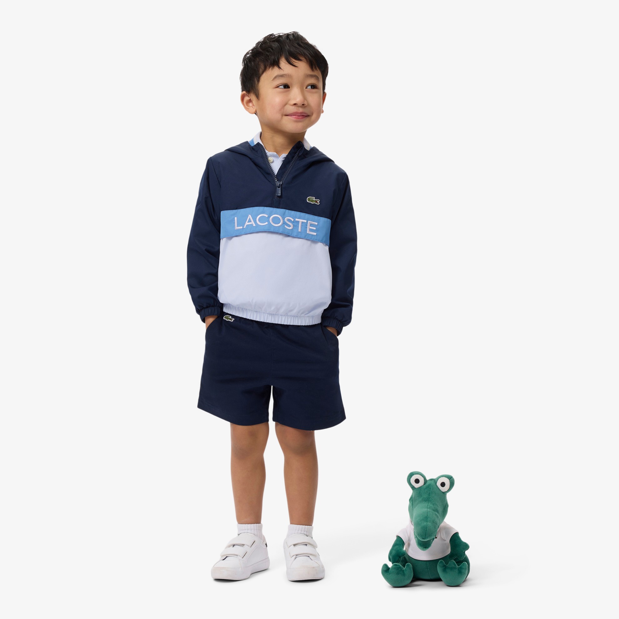 Εικόνα της Παιδικό Hooded Diamond Taffeta Windbreaker