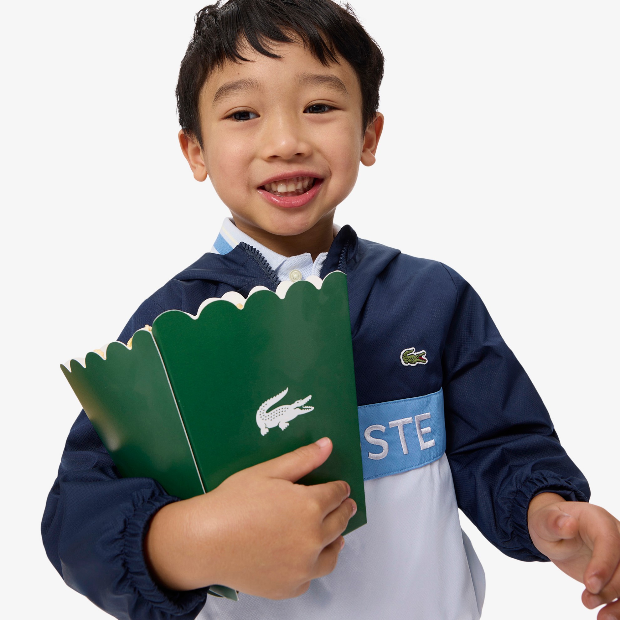 Εικόνα της Παιδικό Hooded Diamond Taffeta Windbreaker