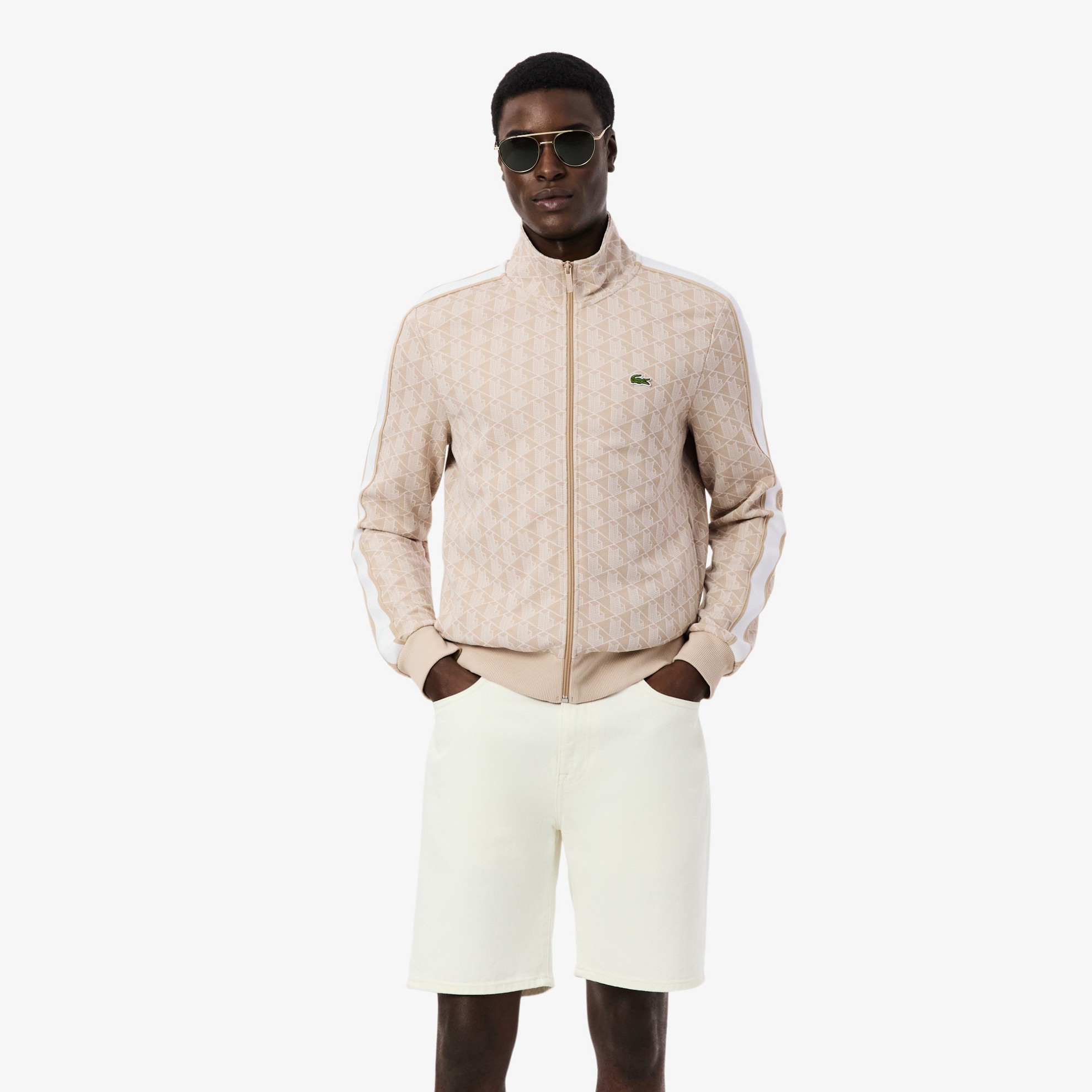 Εικόνα της Ανδρική Paris Jacquard Monogram Ζακέτα Φούτερ