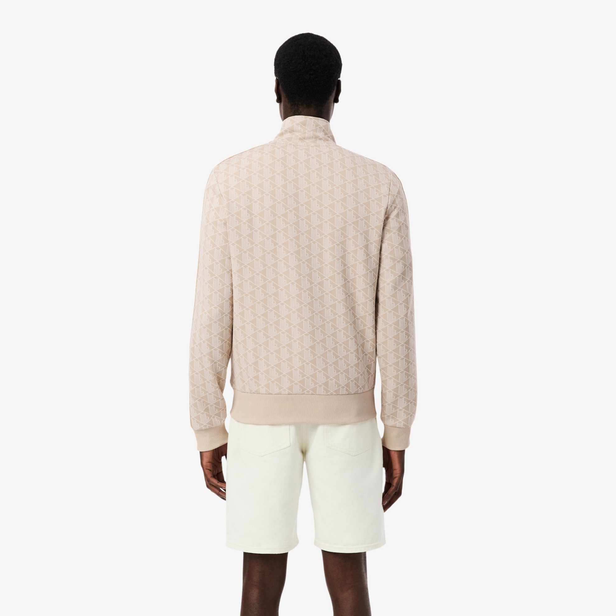 Εικόνα της Ανδρική Paris Jacquard Monogram Ζακέτα Φούτερ