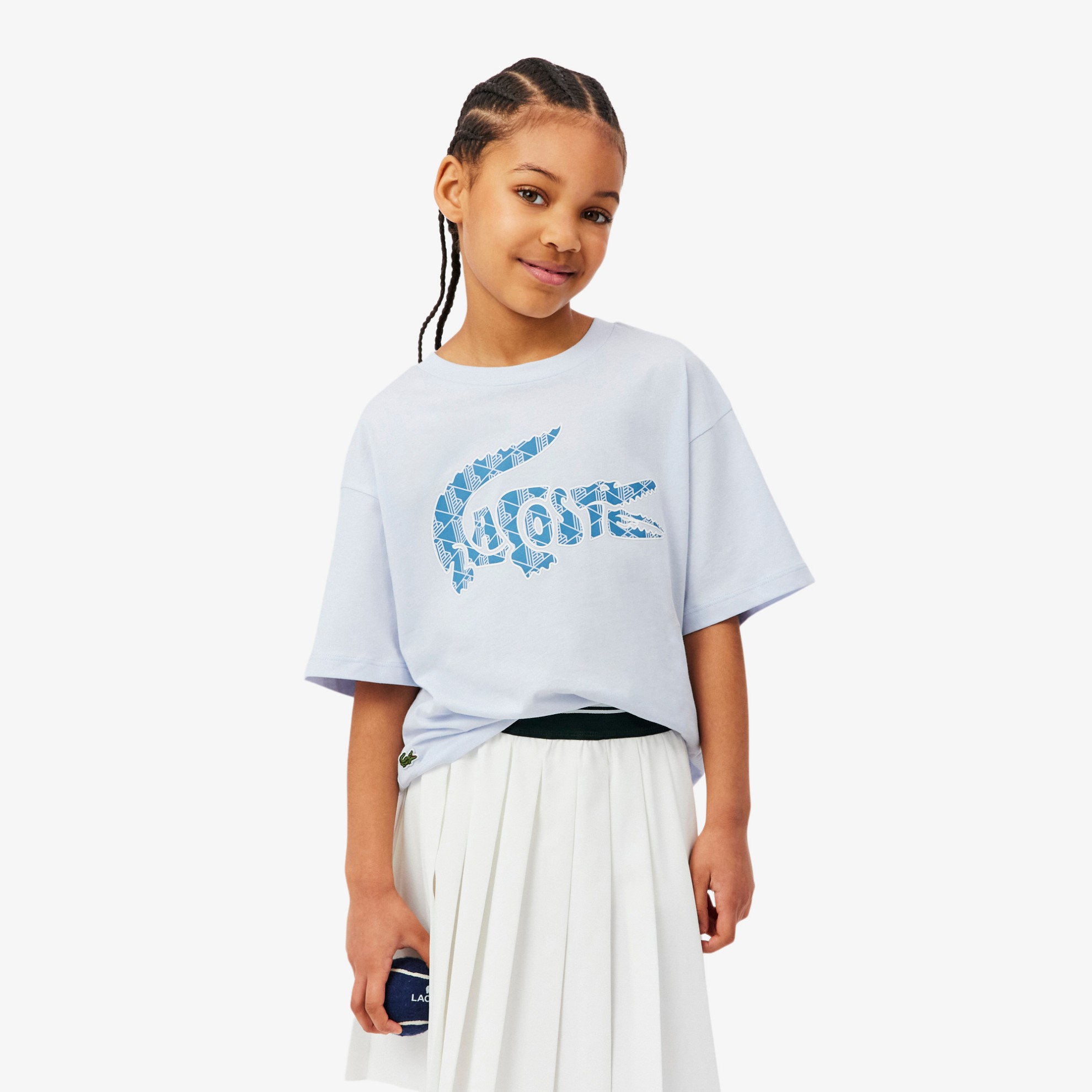 Εικόνα της Παιδικό Monogram Print Βαμβακερό T-Shirt