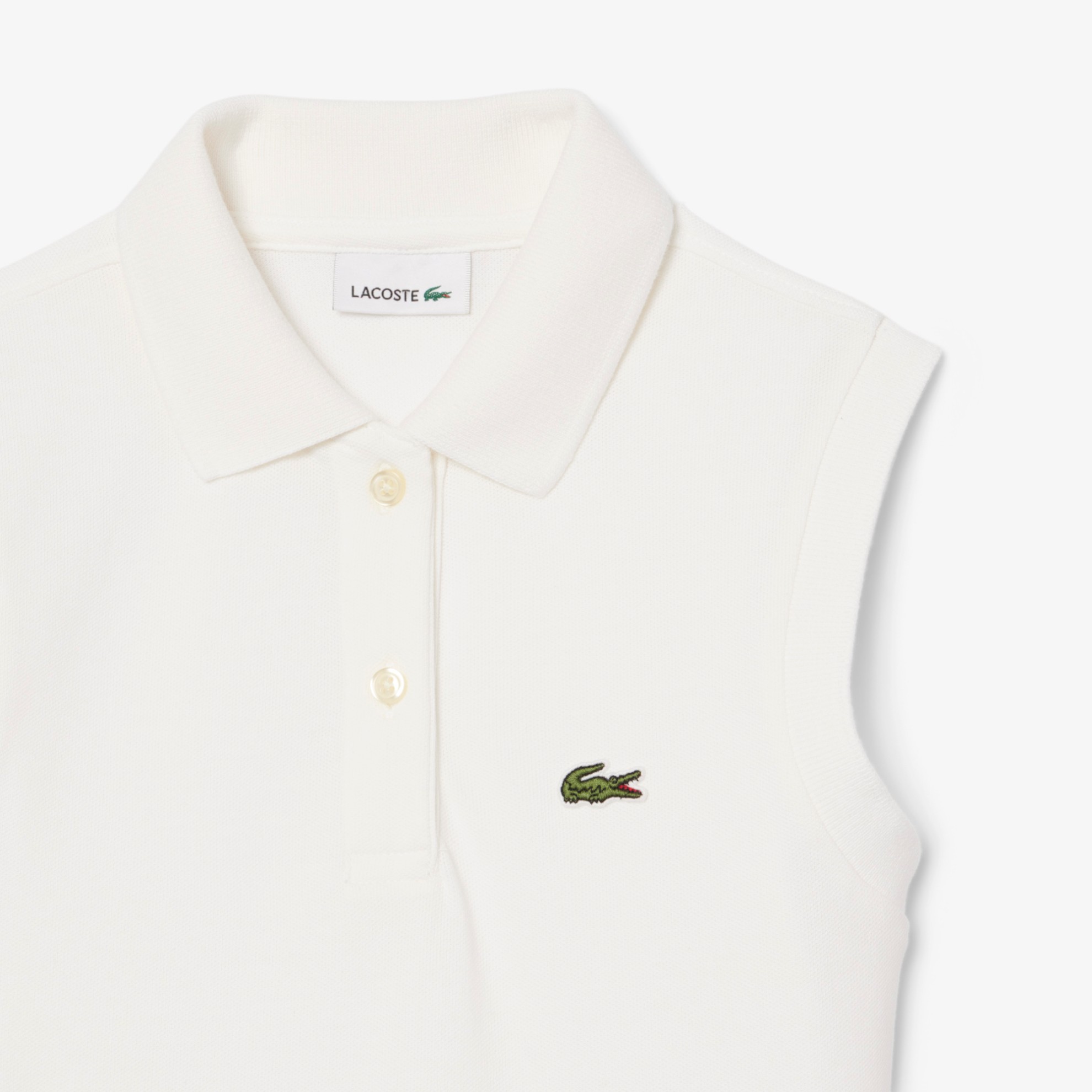 Εικόνα της Παιδικό Αμάνικο Stretch Piqué Φόρεμα 