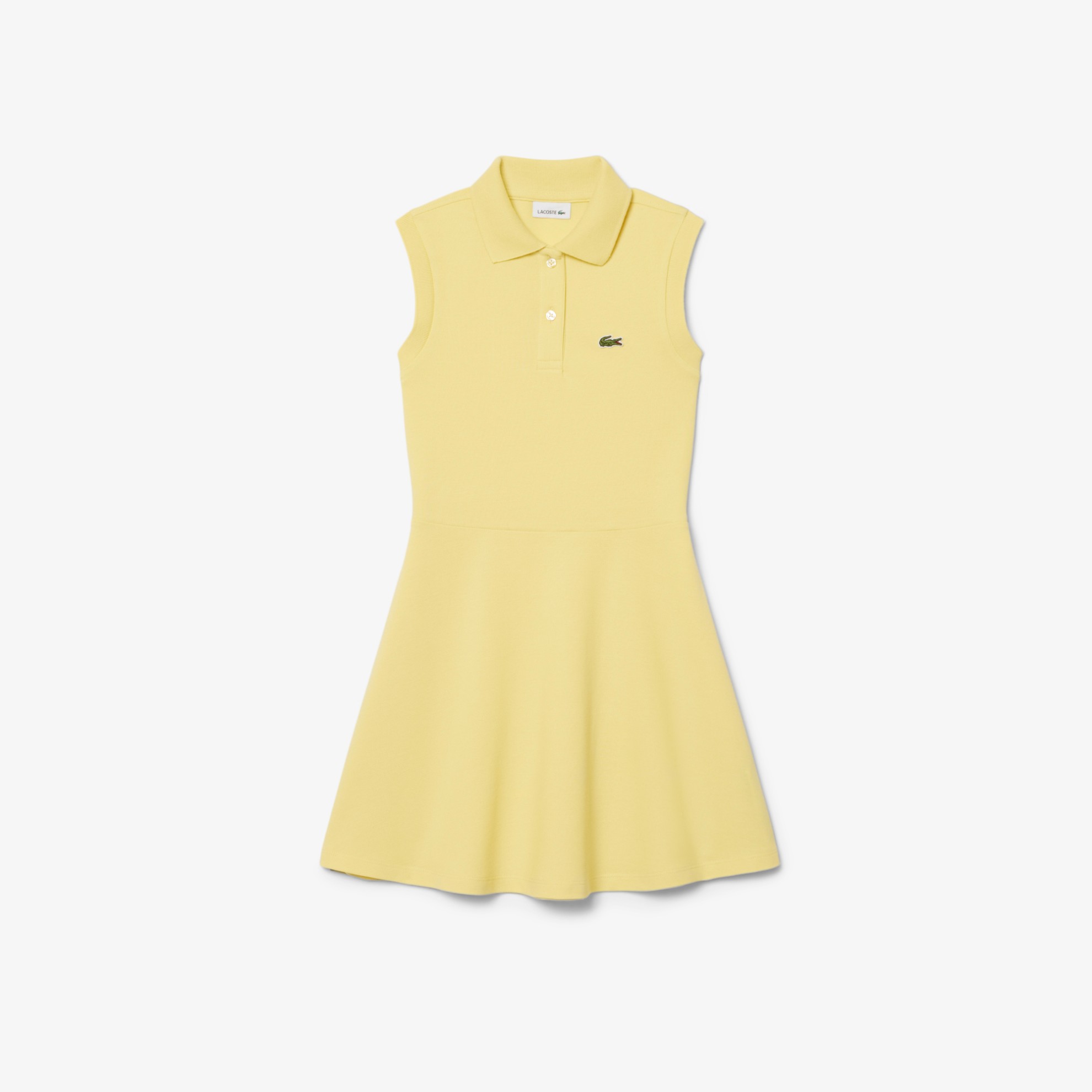 Εικόνα της Παιδικό Αμάνικο Stretch Piqué Φόρεμα 