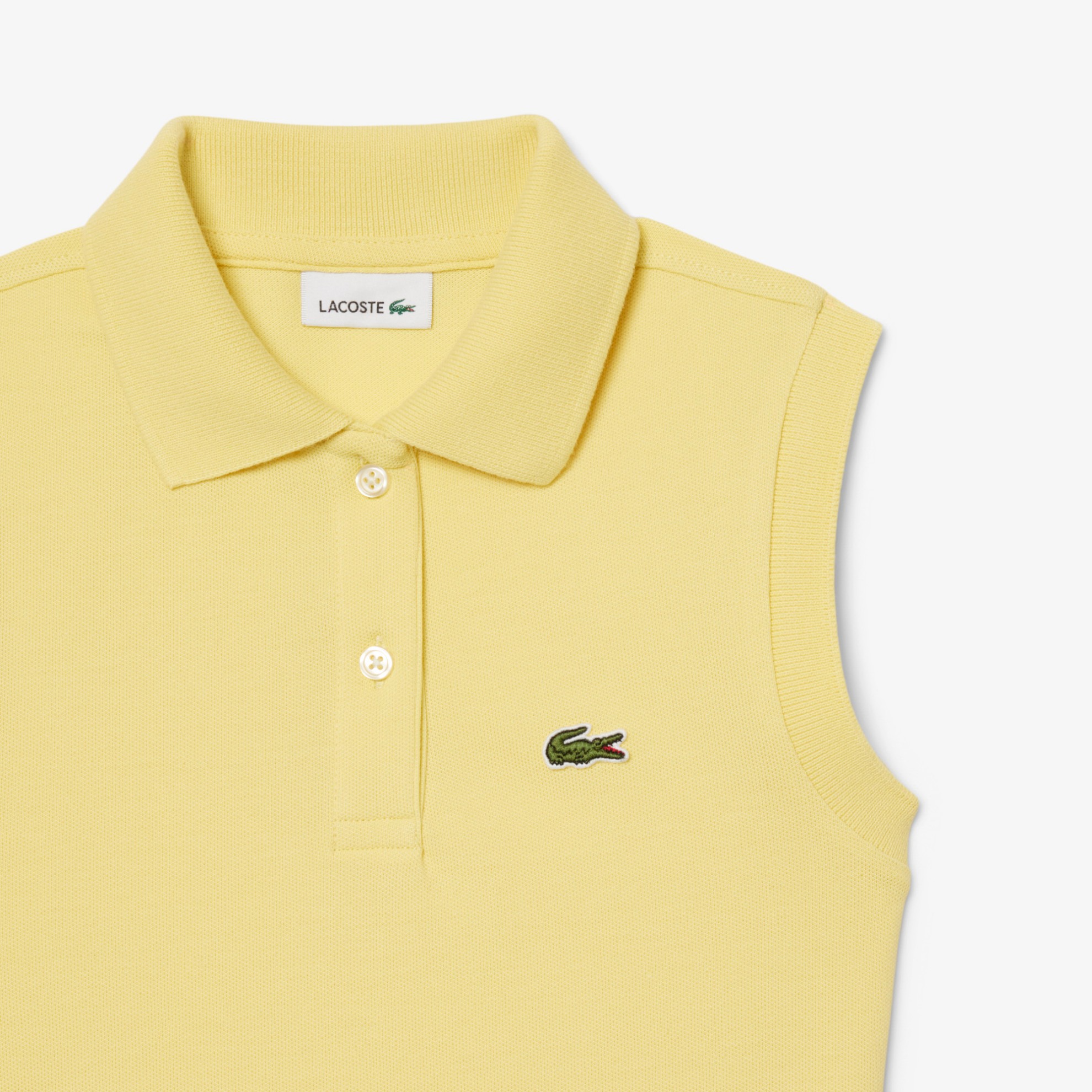 Εικόνα της Παιδικό Αμάνικο Stretch Piqué Φόρεμα 