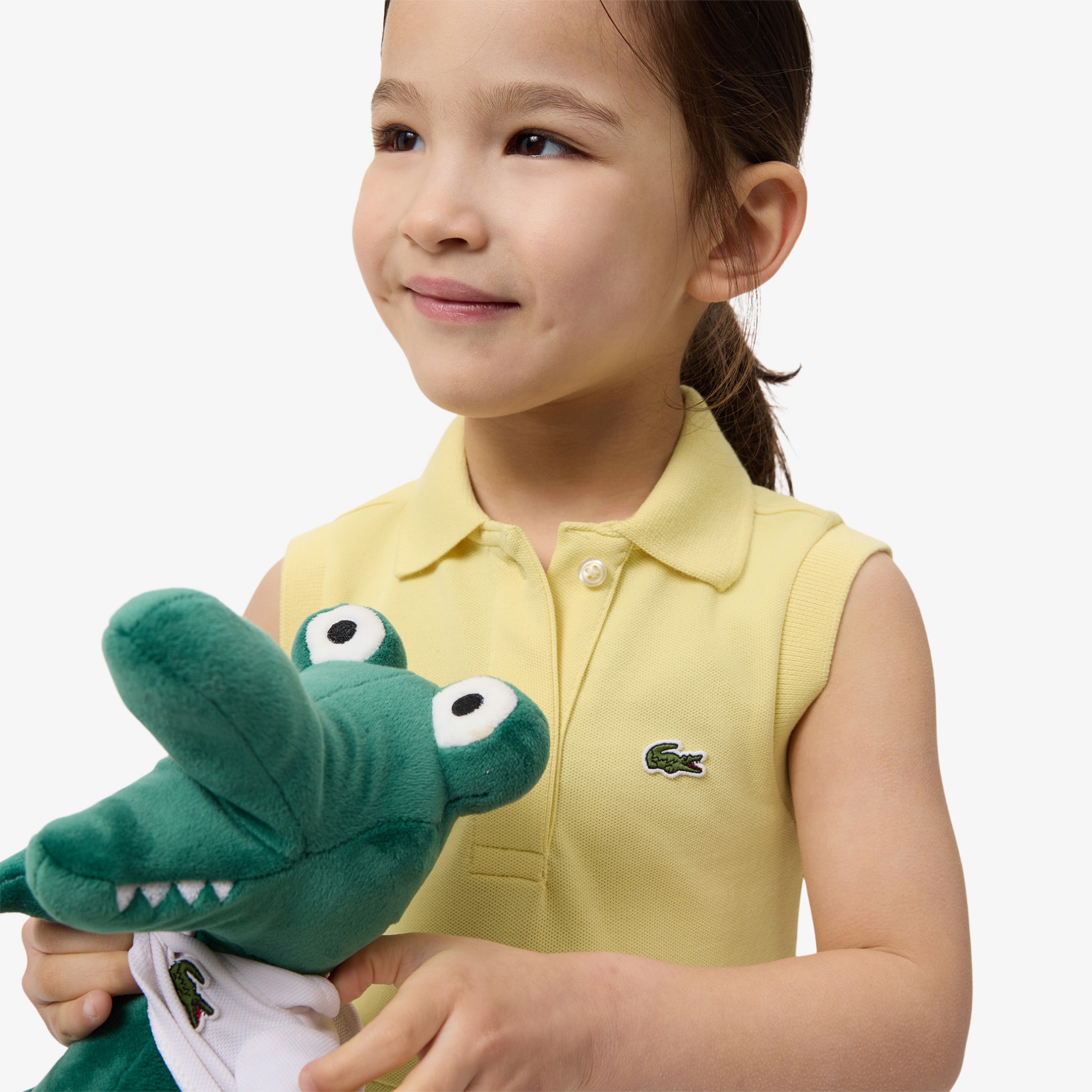 Εικόνα της Παιδικό Αμάνικο Stretch Piqué Φόρεμα 