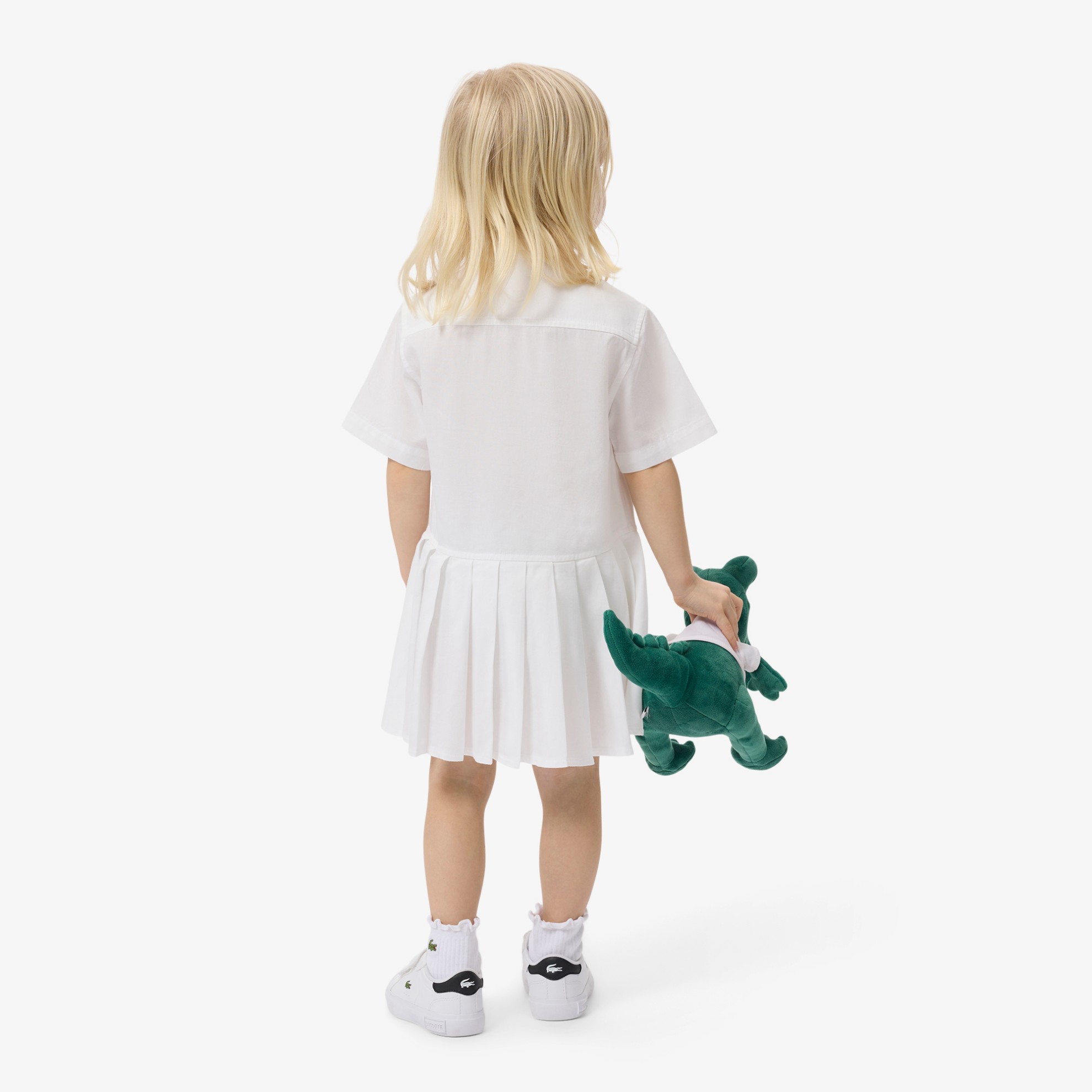 Εικόνα της Παιδικό Poplin Pleat Skirt Shirt Φόρεμα 