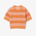 Γυναικείο Mesh Knit Ριγέ T-shirt