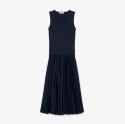 Γυναικείο Αμάνικο Pleated Φόρεμα