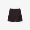 Γυναικεία Oversized Wool Blend Pleated Bermuda 