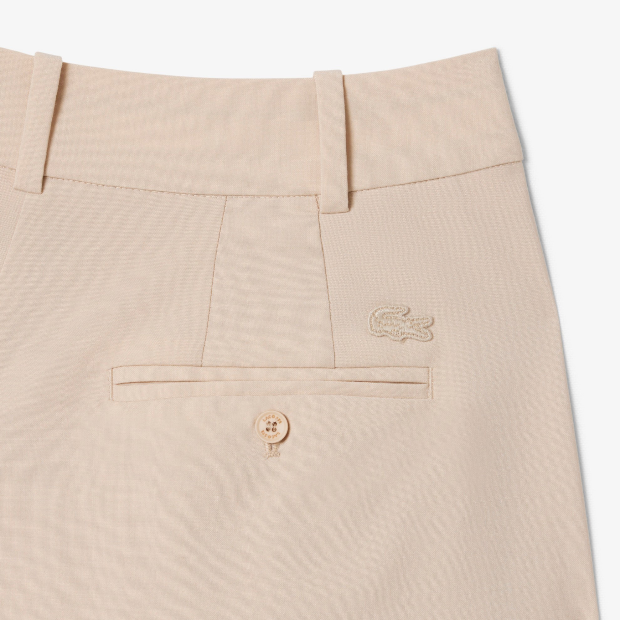 Εικόνα της Γυναικεία Oversized Wool Blend Pleated Bermuda 