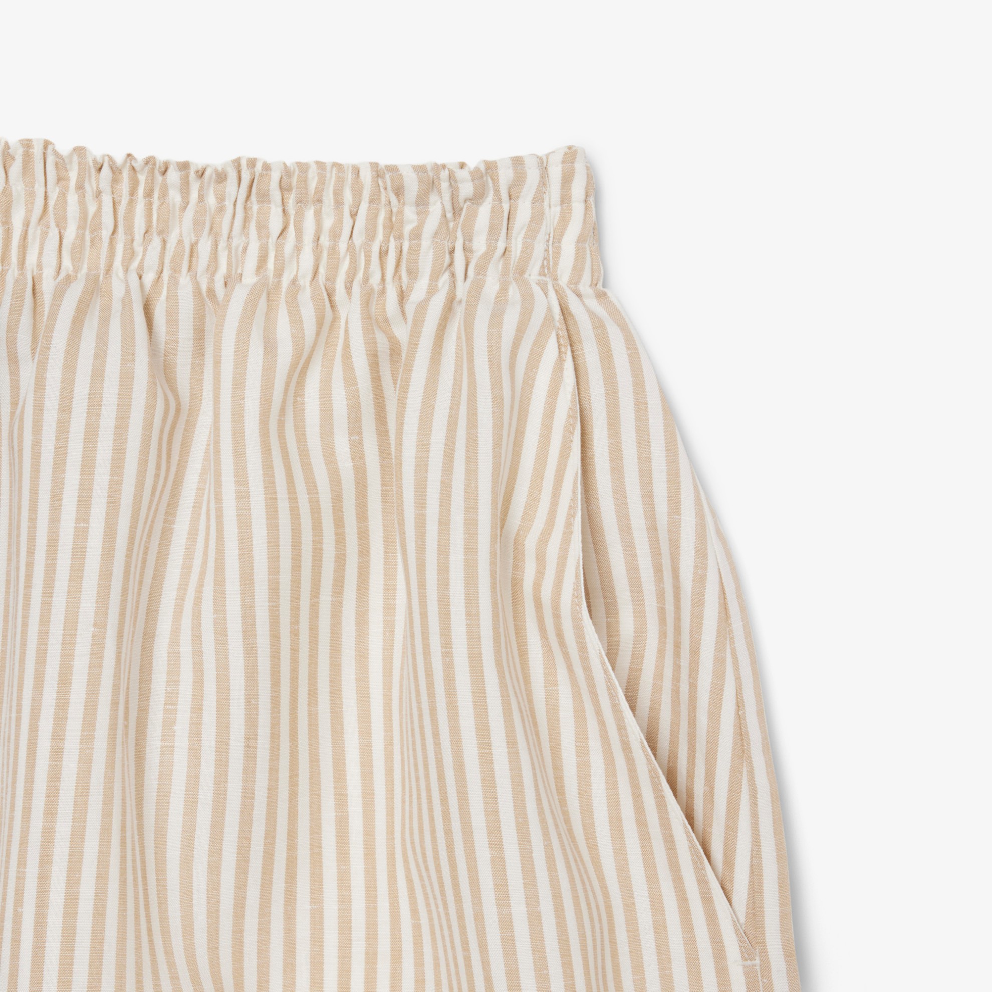 Εικόνα της Γυναικείο Oversized Linen Blend Σορτς 