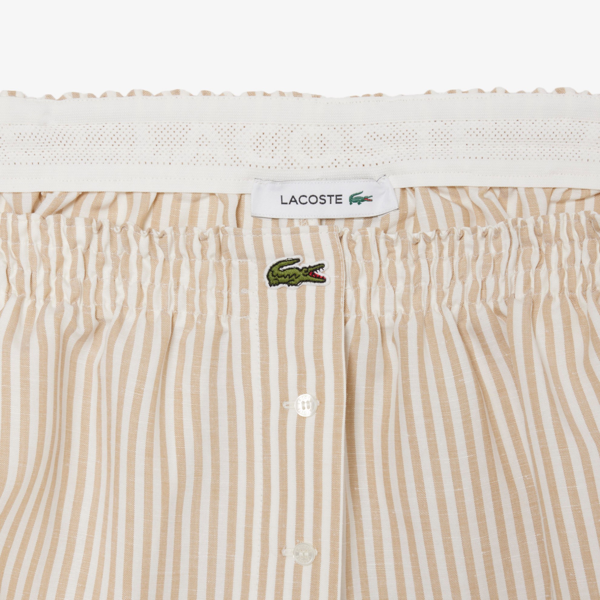 Εικόνα της Γυναικείο Oversized Linen Blend Σορτς 