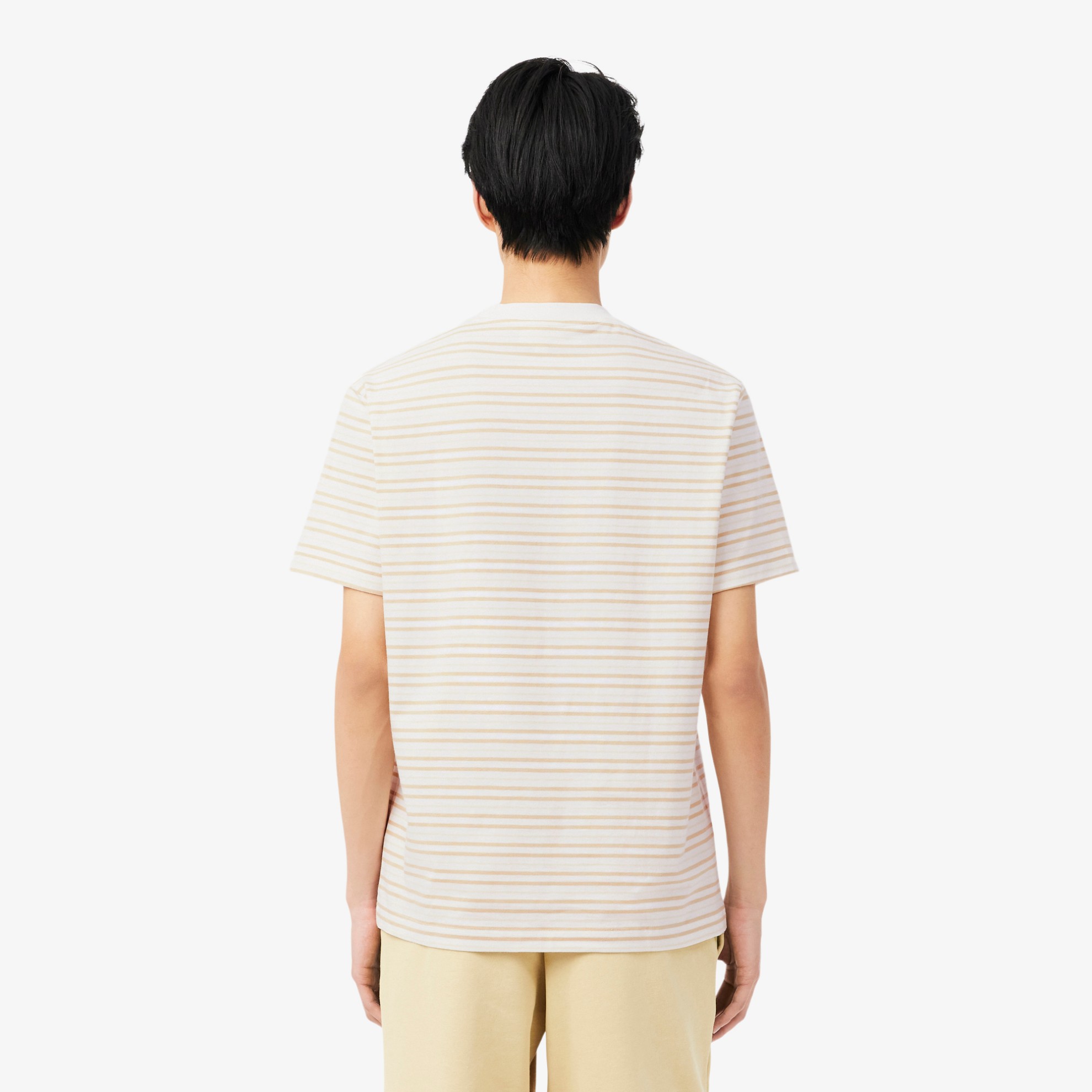 Εικόνα της Ανδρικό Ριγέ Βαμβακερό T-Shirt