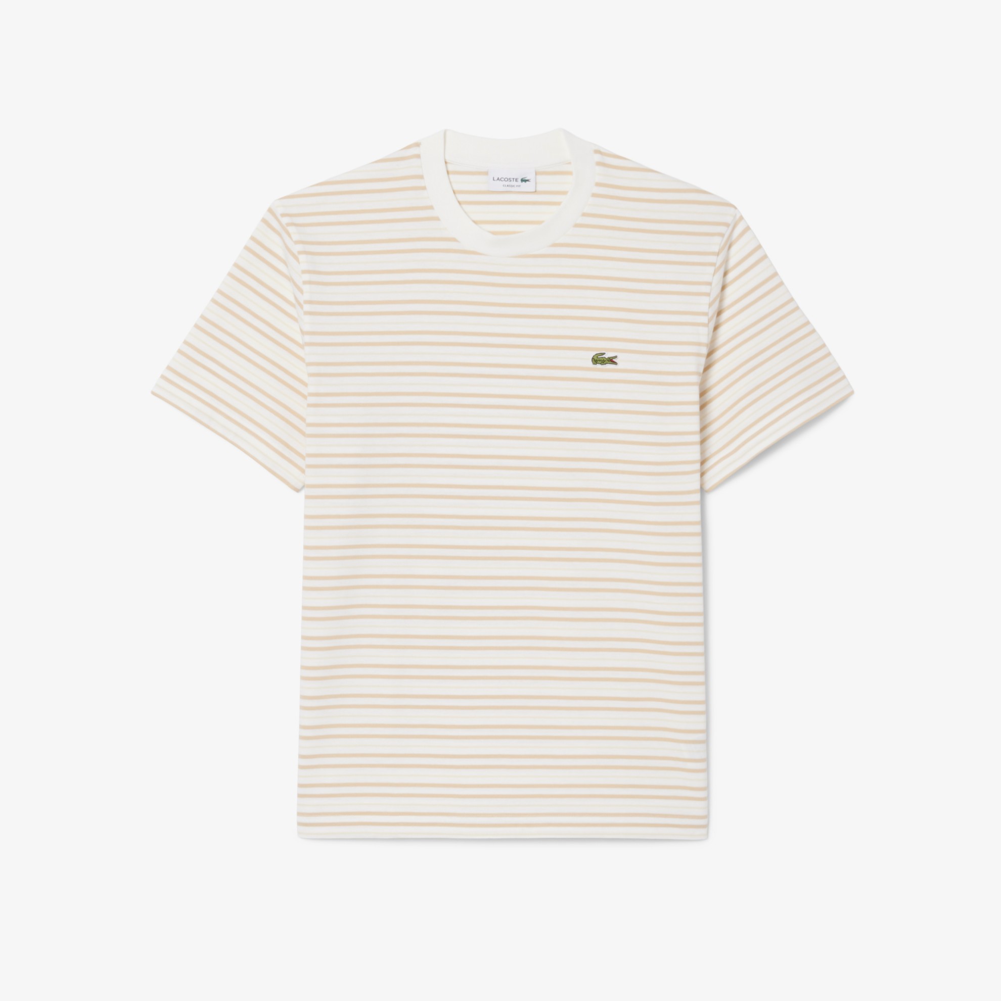 Εικόνα της Ανδρικό Ριγέ Βαμβακερό T-Shirt