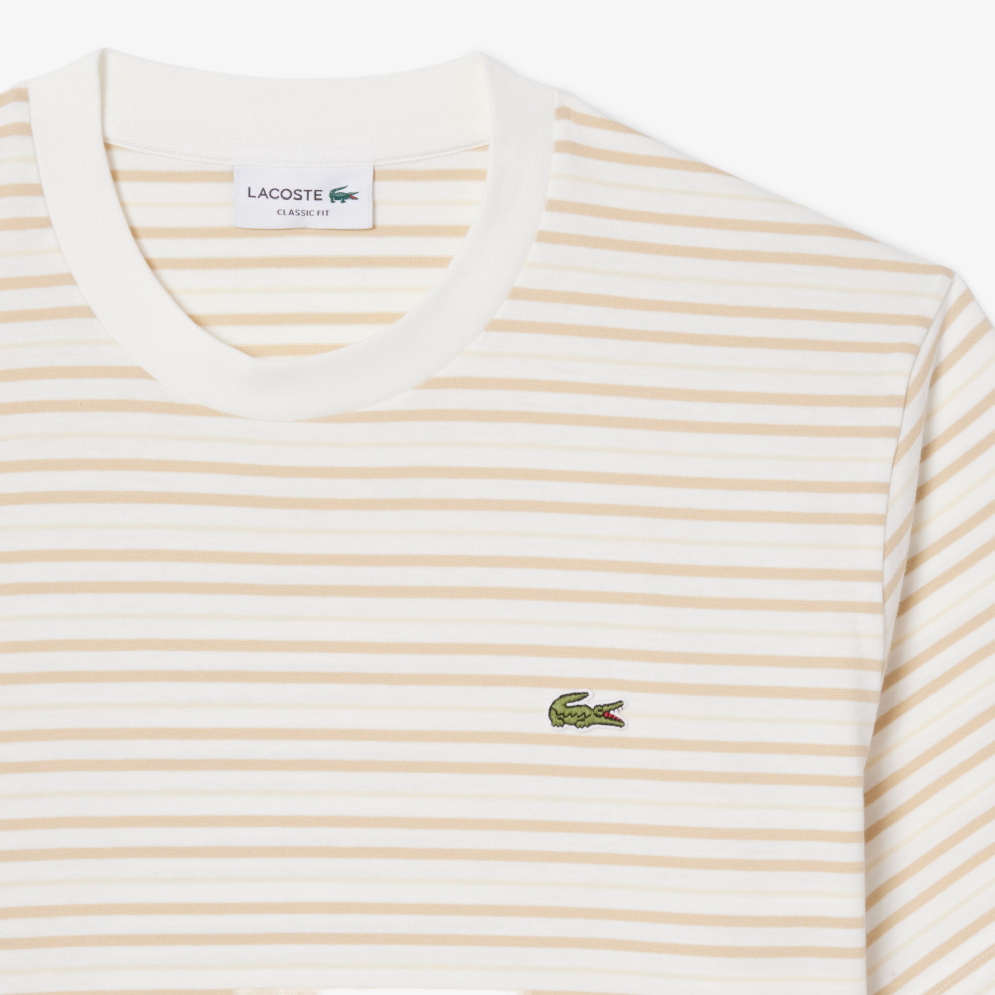 Εικόνα της Ανδρικό Ριγέ Βαμβακερό T-Shirt