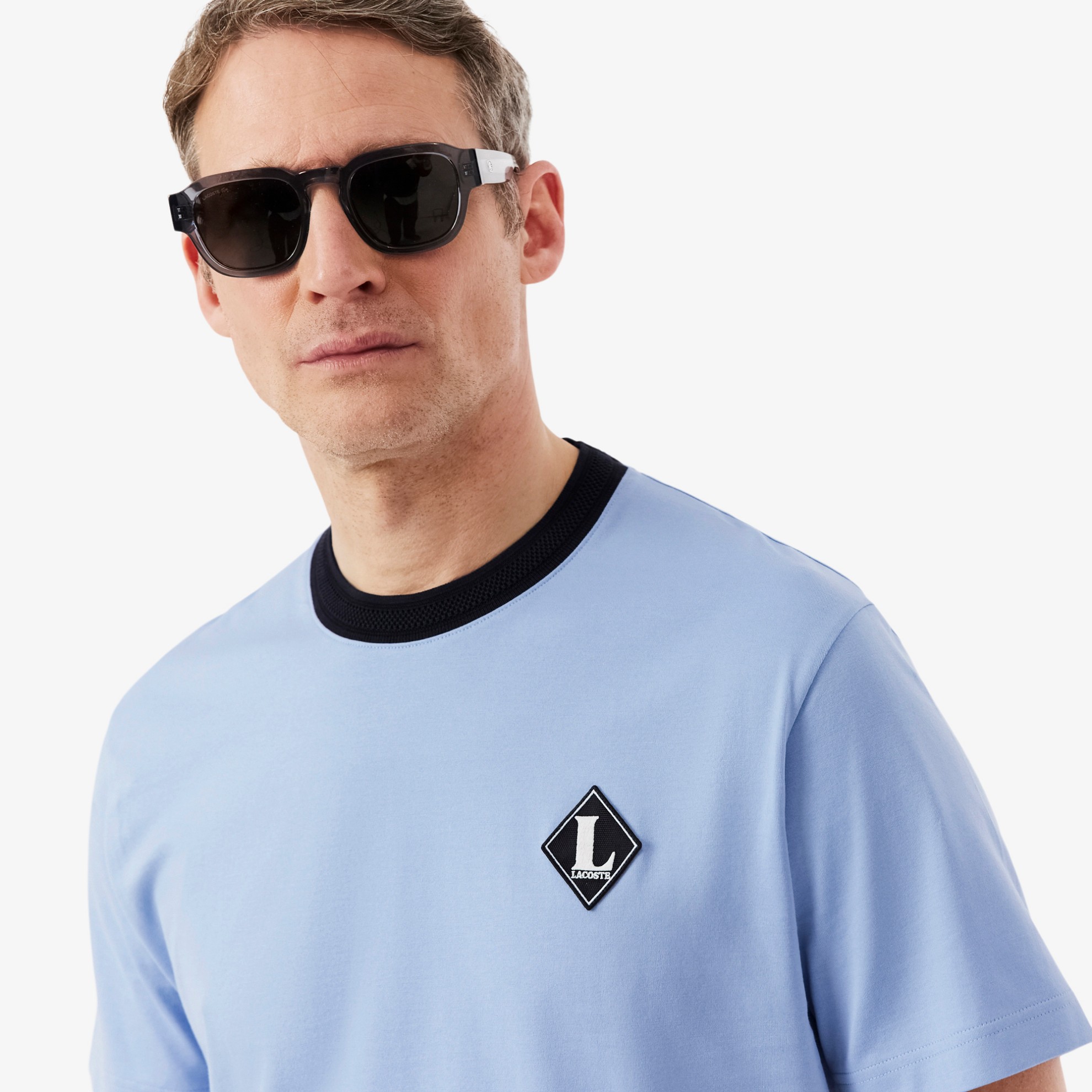 Εικόνα της Ανδρικό Made In France Badge Accent T-Shirt