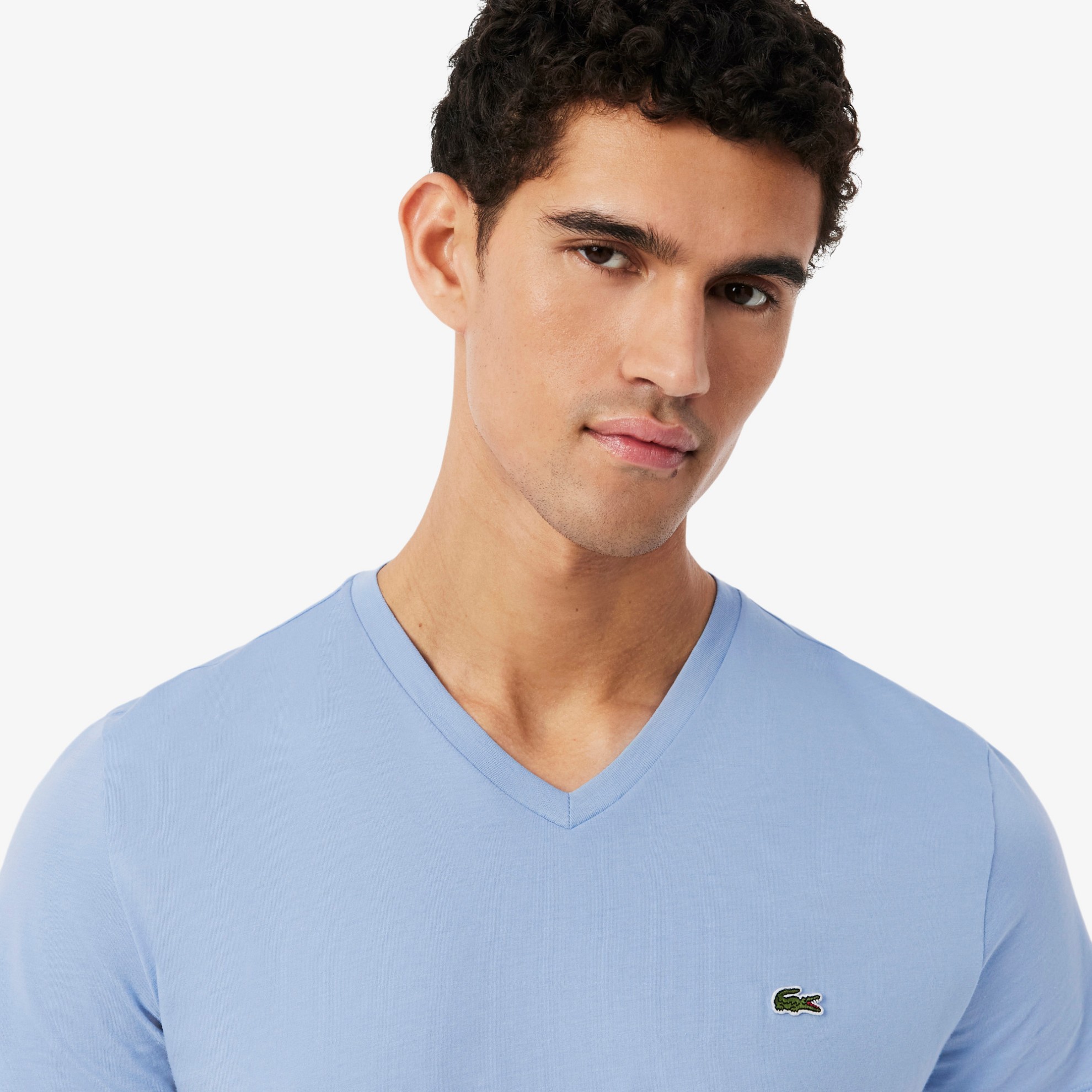 Εικόνα της Ανδρικό V-neck T-shirt Pima Cotton Jersey