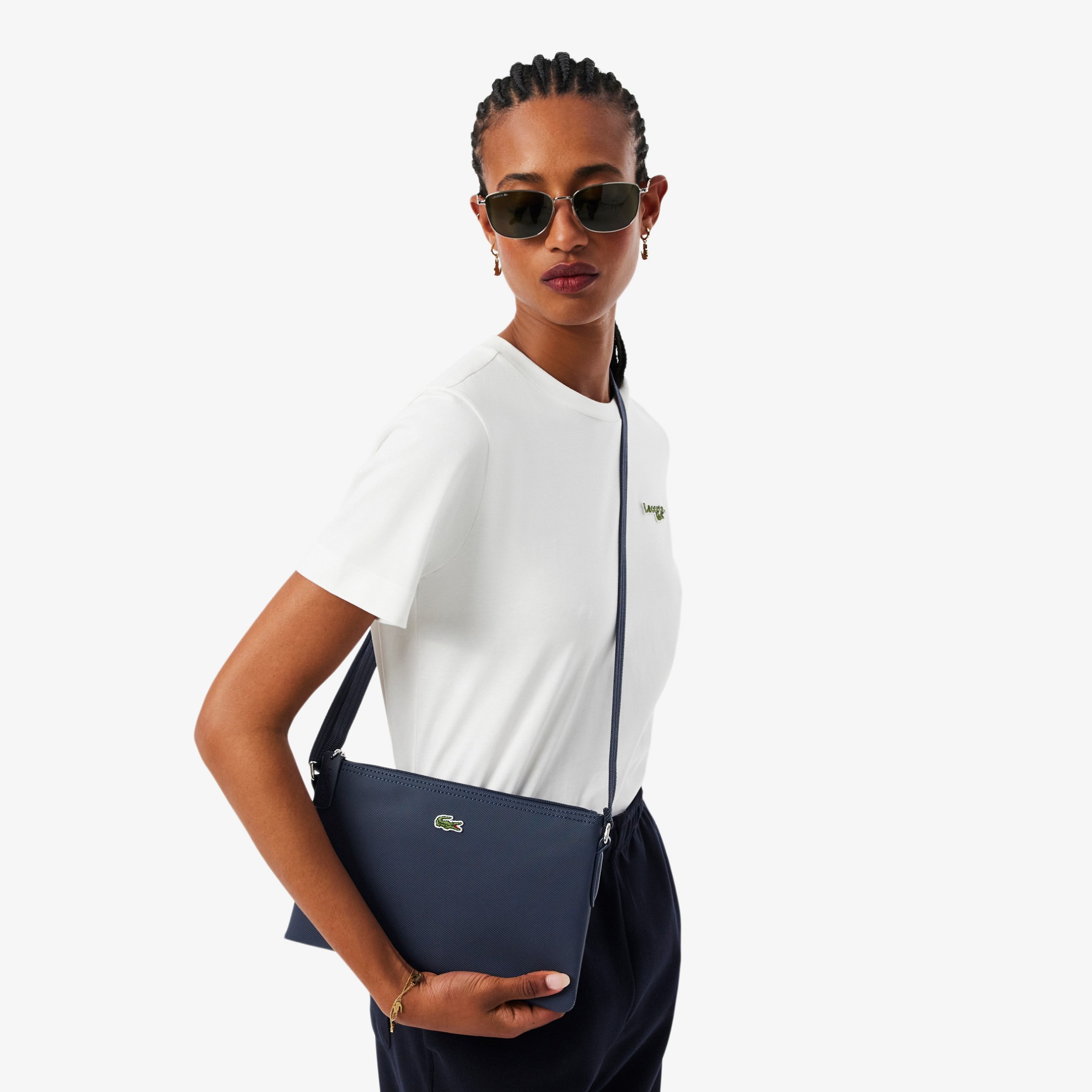 Εικόνα της Γυναικεία L.12.12 Concept Flat Τσάντα Ώμου