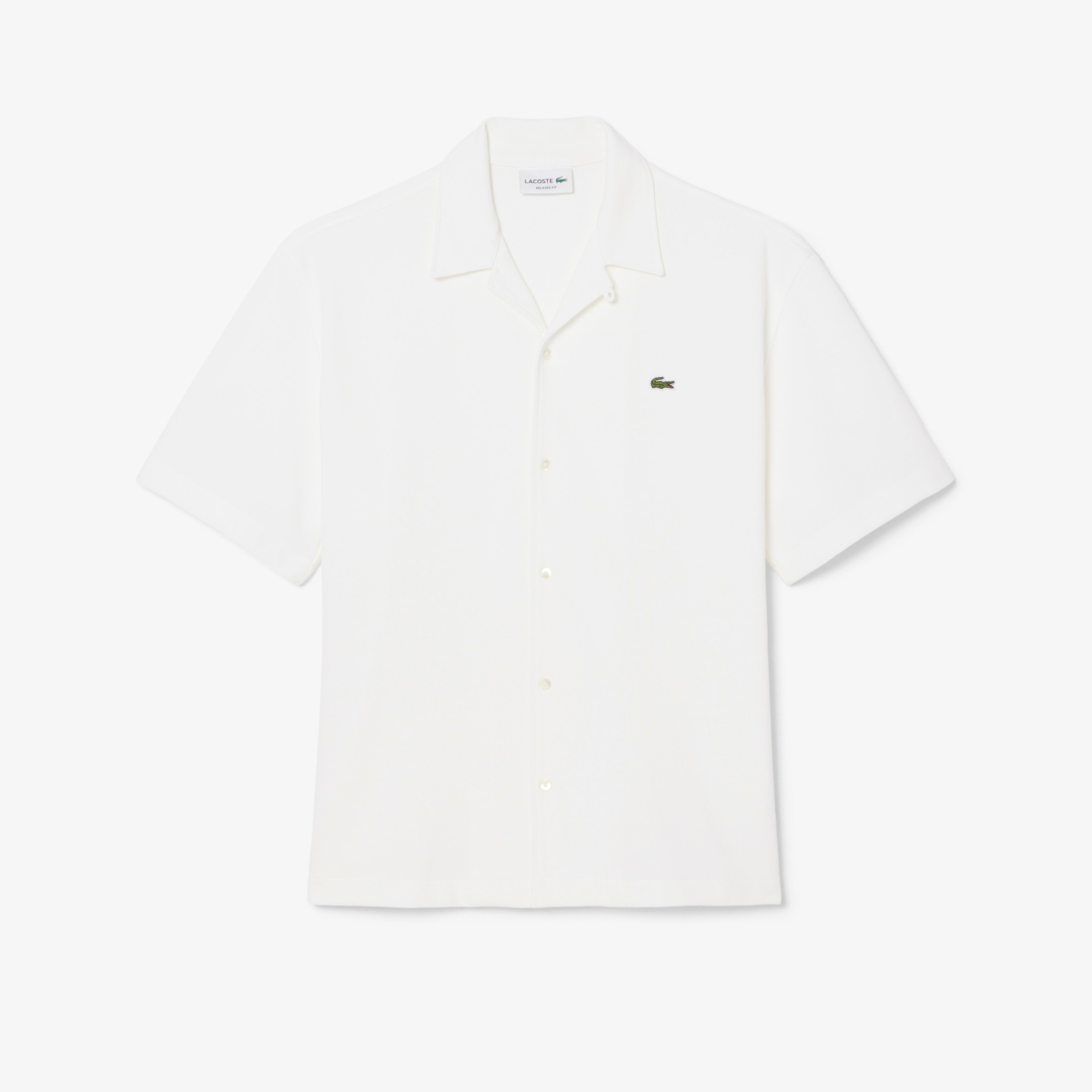 Εικόνα της Ανδρικό Piqué Κοντομάνικο Πουκάμισο Relaxed Fit 