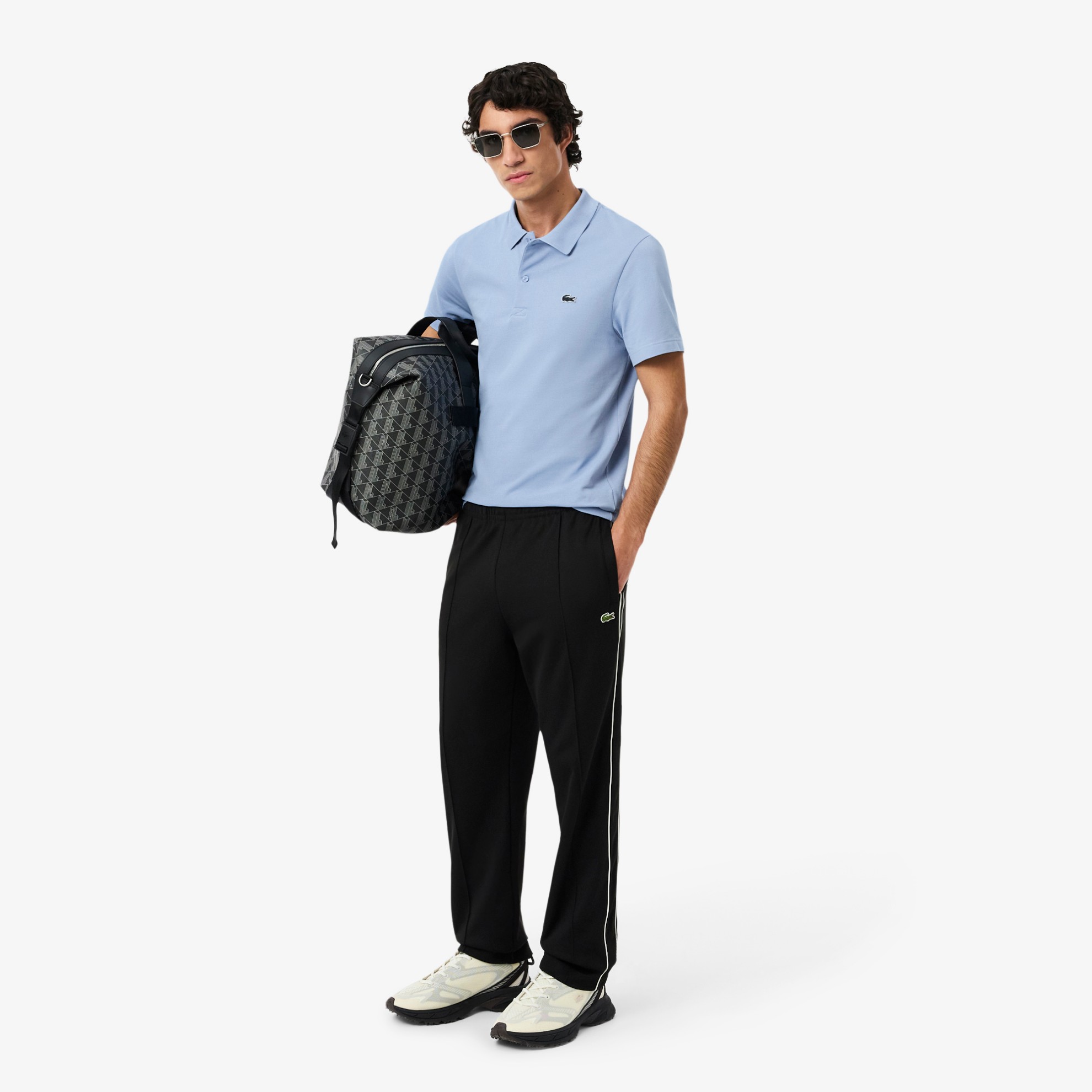 Εικόνα της Ανδρική Cotton Blend Polo Μπλούζα Regular Fit 