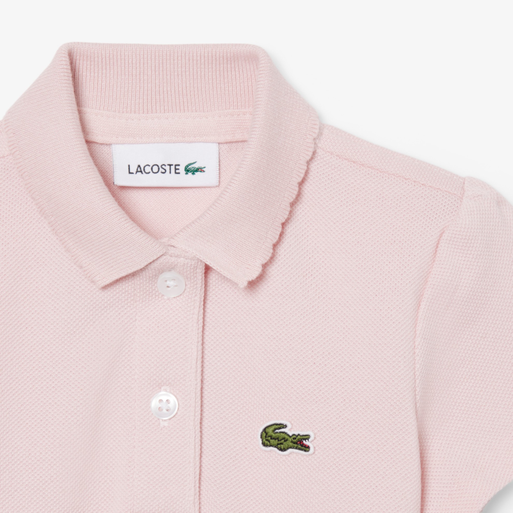 Εικόνα της Παιδική Scalloped Collar Piqué Polo Μπλούζα