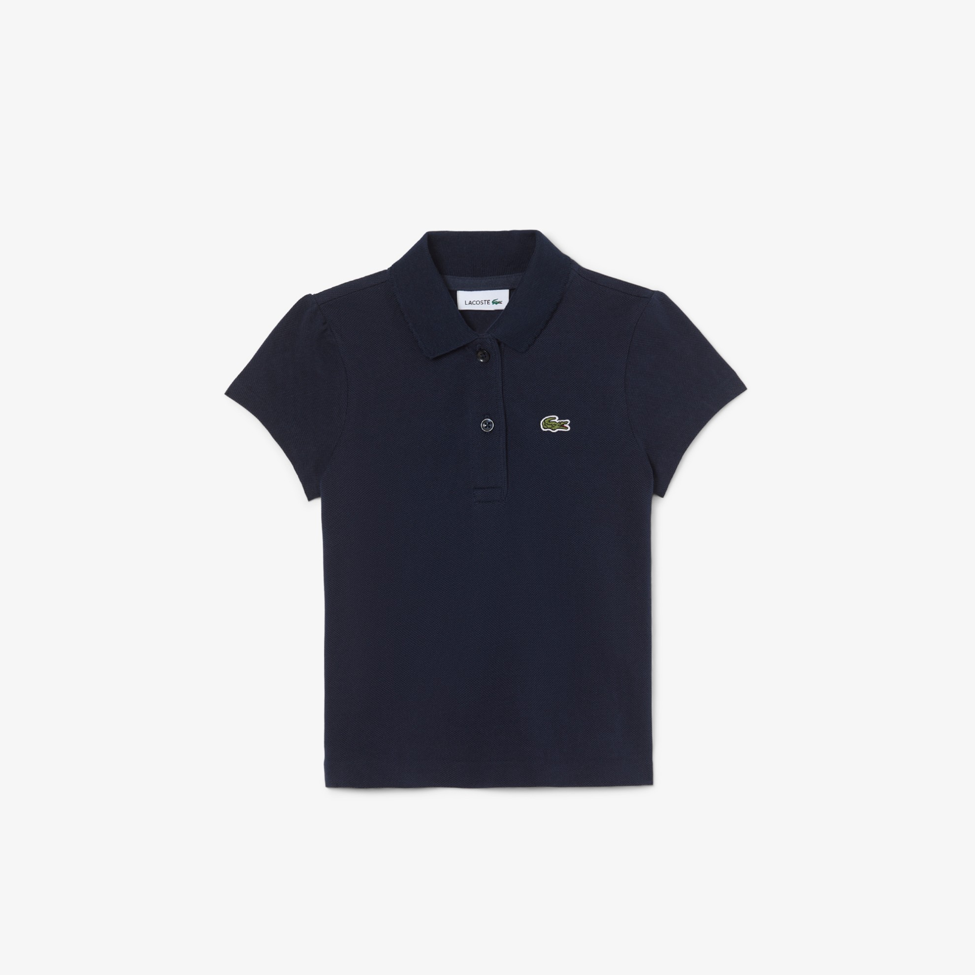 Εικόνα της Παιδική Scalloped Collar Piqué Polo Μπλούζα