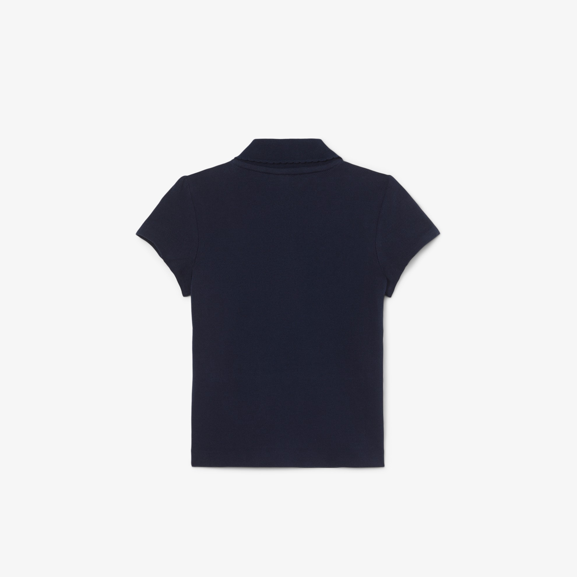 Εικόνα της Παιδική Scalloped Collar Piqué Polo Μπλούζα