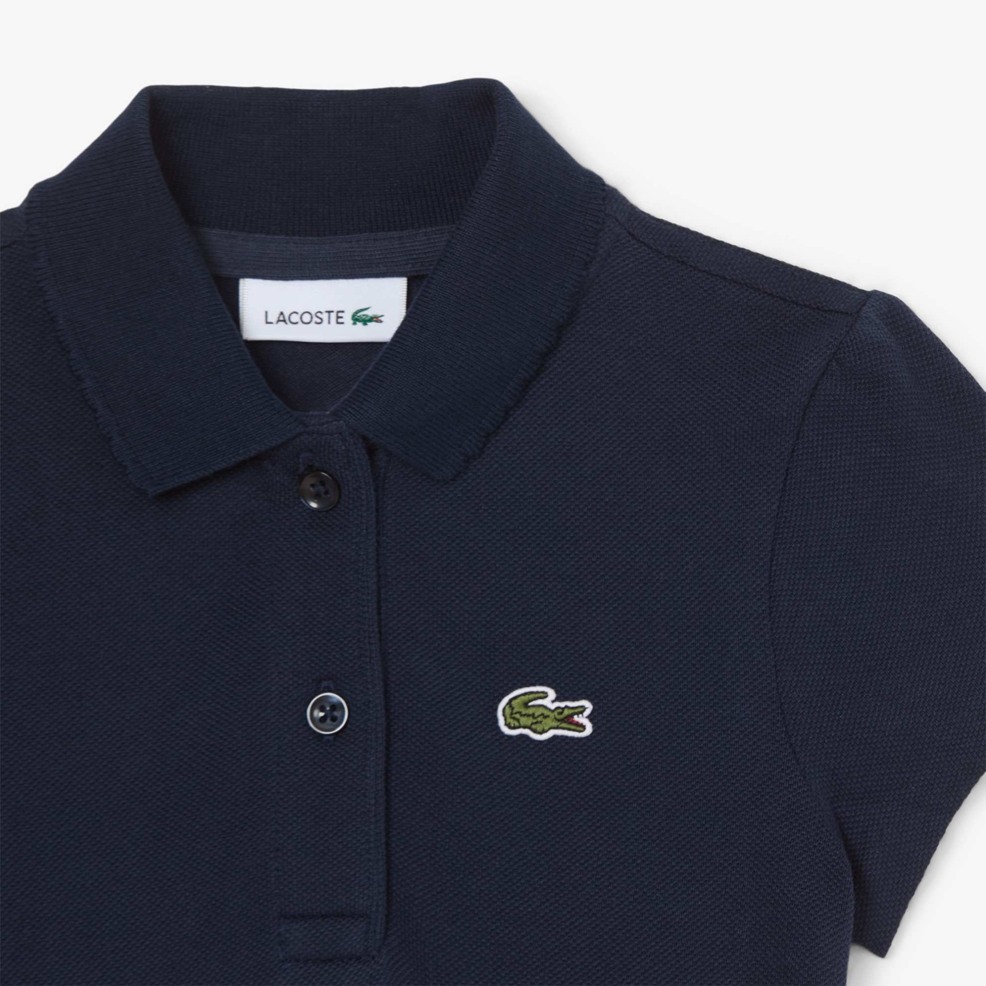 Εικόνα της Παιδική Scalloped Collar Piqué Polo Μπλούζα